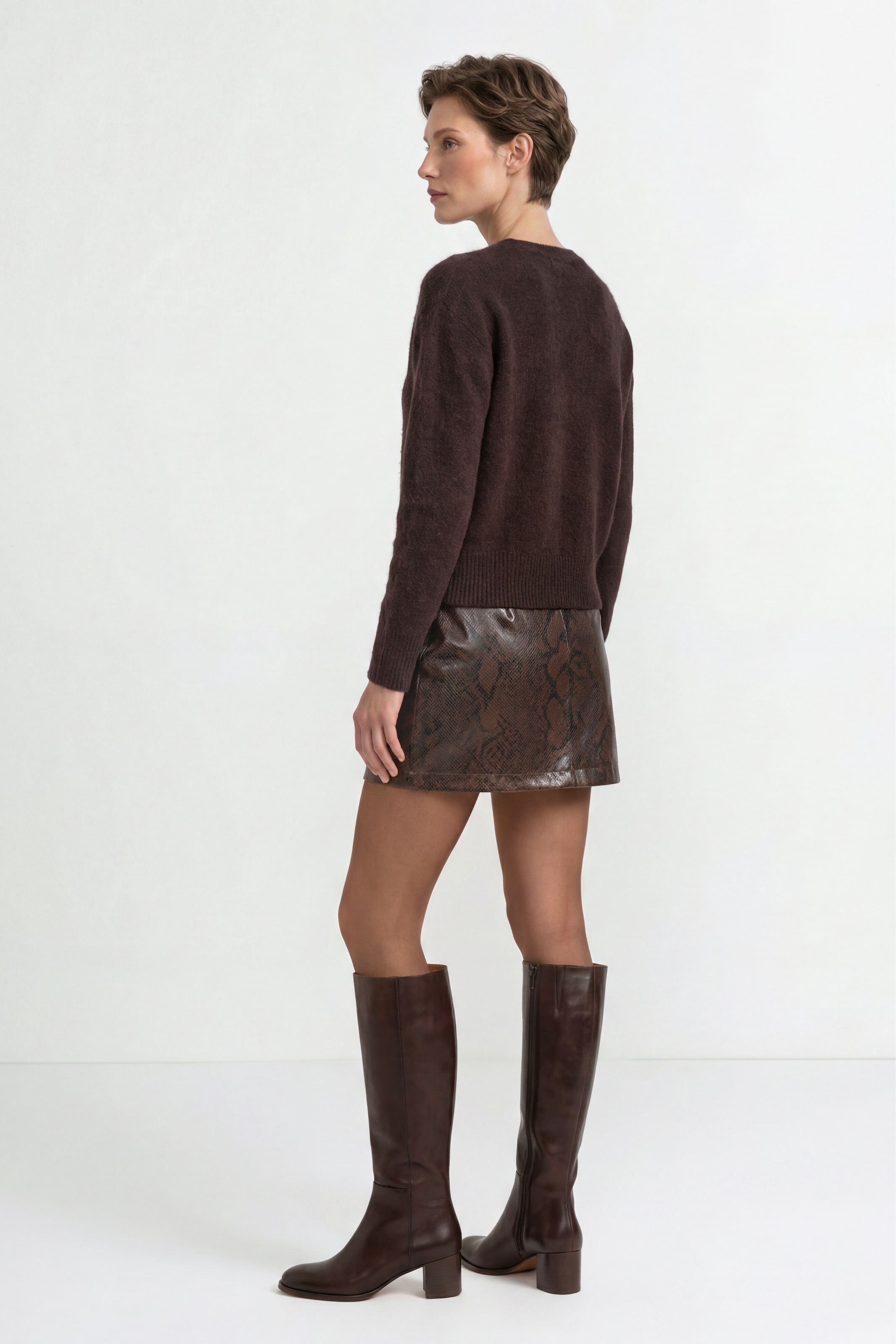 RICHROYAL Strickpullover Regular fit mit Rundhalsausschnitt