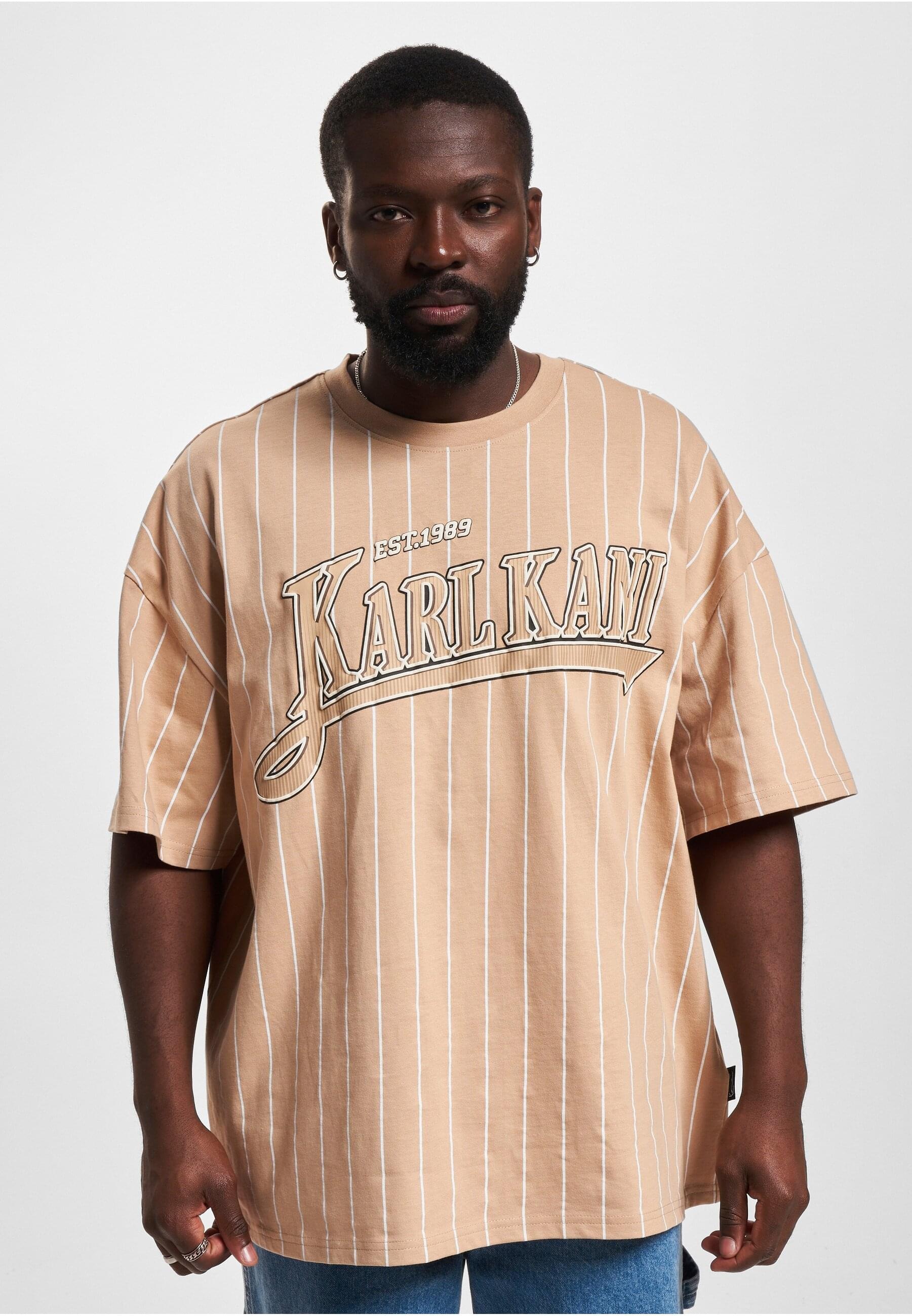 Karl Kani T-Shirt »Karl Kani Herren KM234-001-2 KK Trekking Boxy Pinstripe Tee« 1 Stk. tlg.