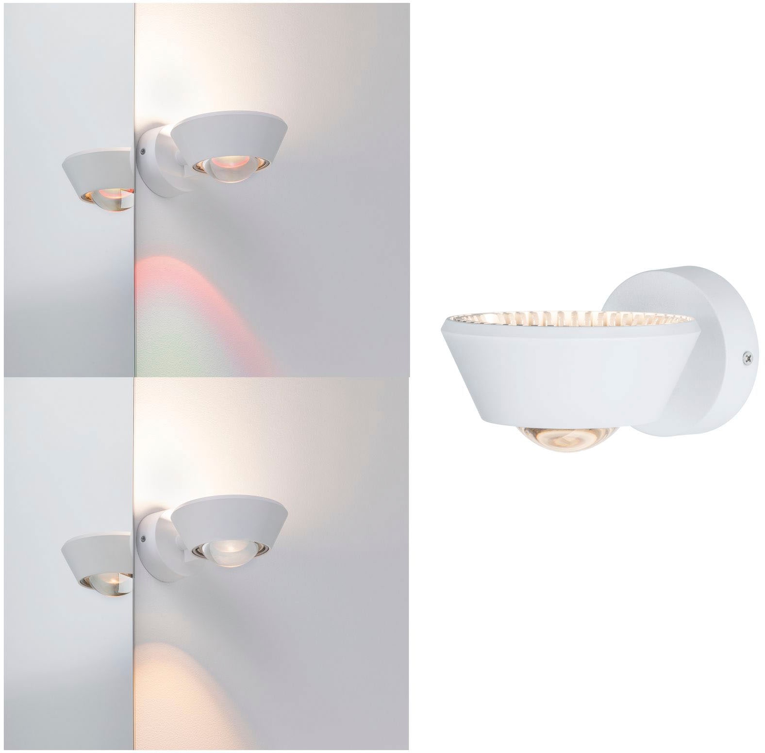 Paulmann LED Wandleuchte »Sabik«, 1 flammig, Leuchtmittel LED-Modul | LED fest integriert, Sabik IP44 9 / 1x4W, LED-Modul