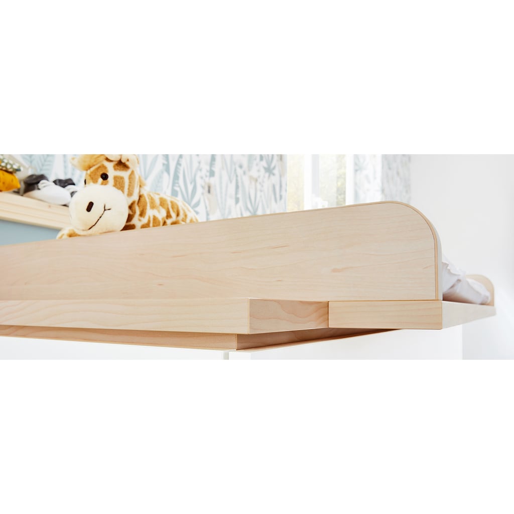 Pinolino® Babyzimmer-Komplettset »Light«, (Set, 3 St., Gitterbett, Kleiderschrank. Wickelkommode), breit groß; mit Kinderbett, Schrank und Wickelkommode; Made in Europe