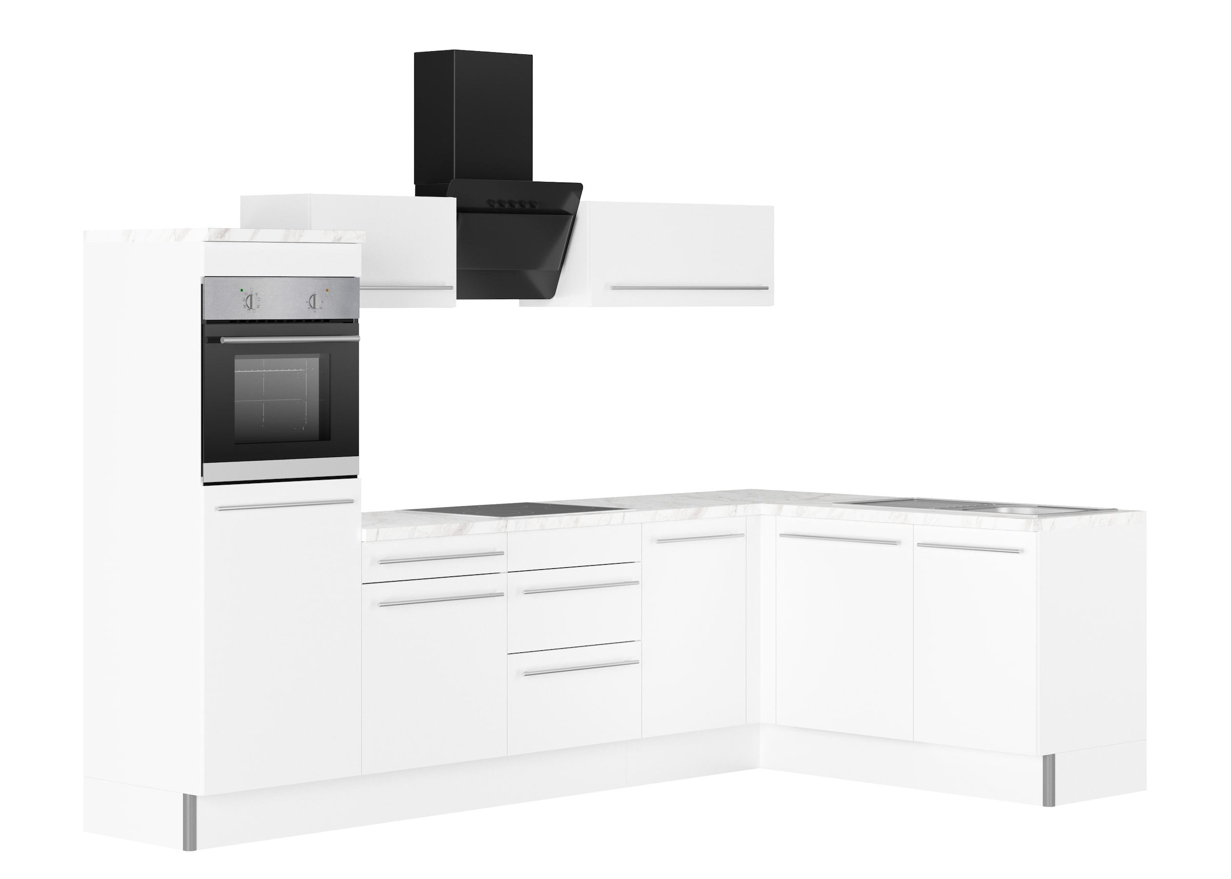 KOCHSTATION Küche »KS-Bern2«, Stellmaße 295 x 175 cm, wahlweise mit E-Gerät günstig online kaufen