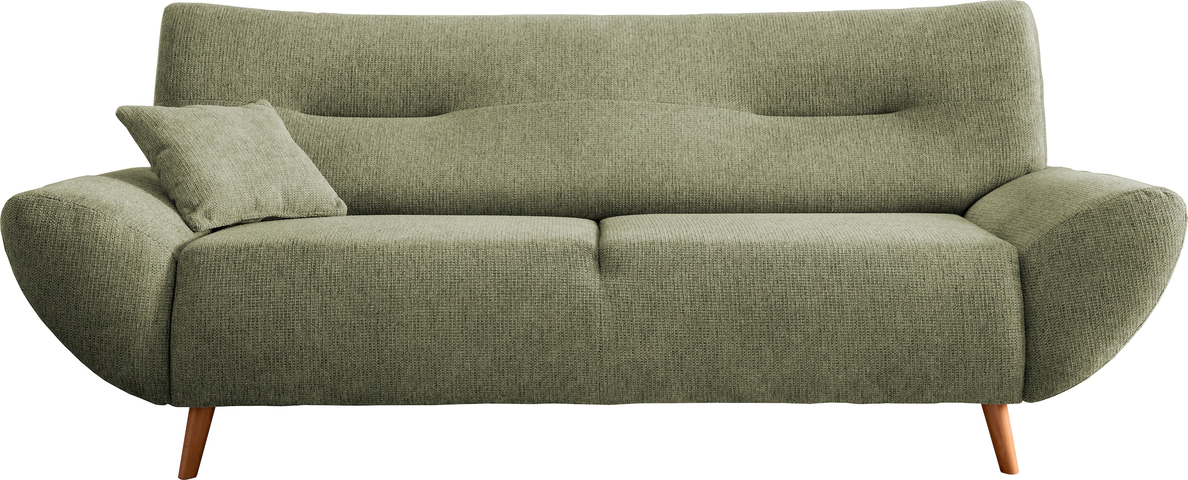 INOSIGN Polstergarnitur »Drago elegant und zeitlos, komfortabel, moderne Formensprache«, (Set, 3 tlg., 3-Sitzer, 2-Sitzer und Sessel), als Sessel/Polsterecke erhältlich, versch. Stoffe, inkl. 2 Zierkissen