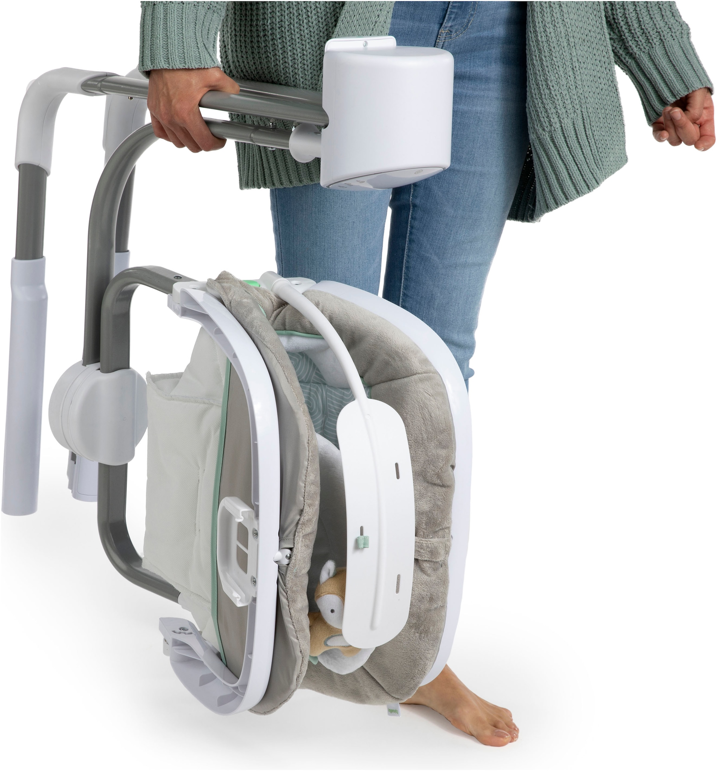 ingenuity Babywippe »AnyWay Sway Dual-Direction Portable Swing – Ray« bis 9 kg mit Sound-Effekt