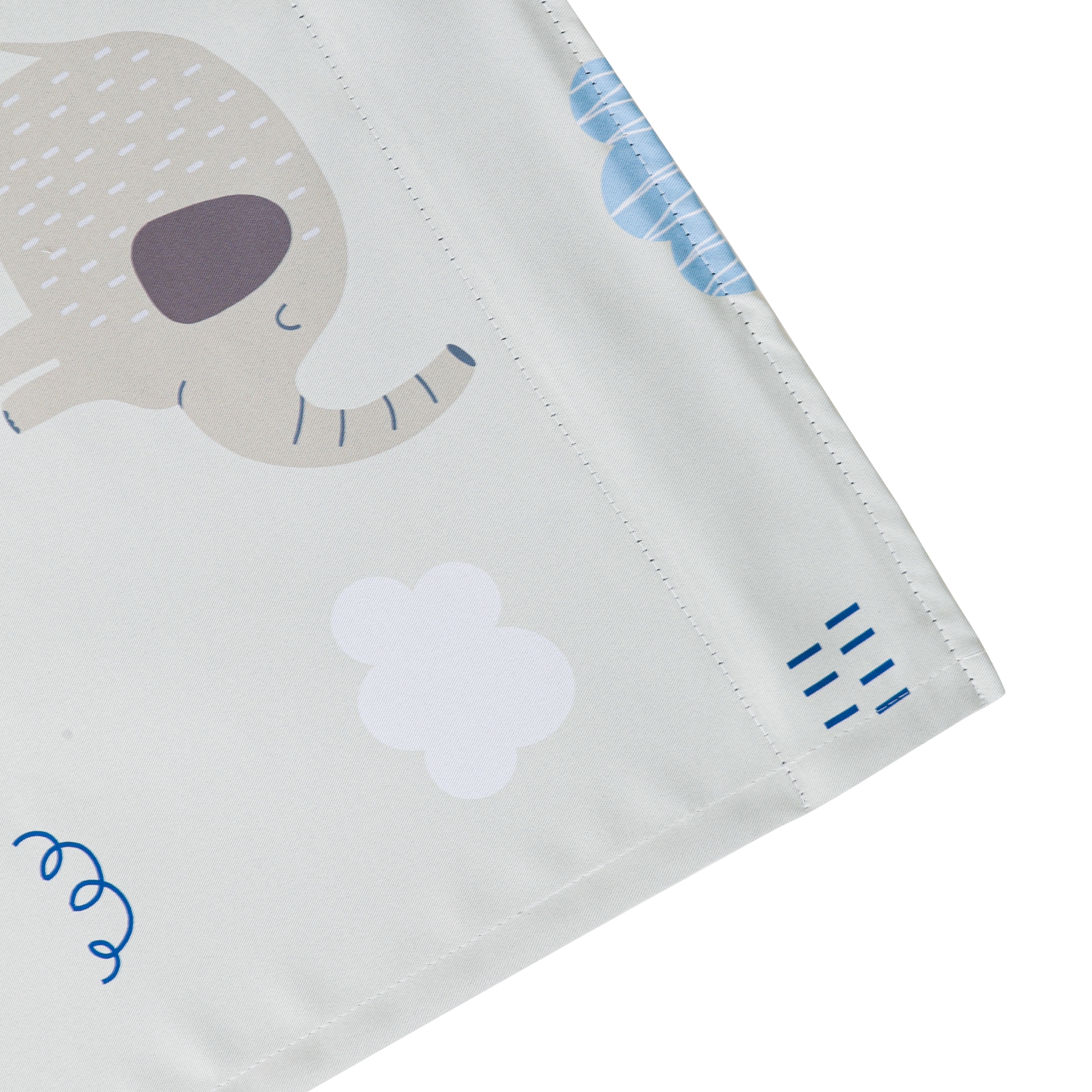 OTTO home Gardine »Maurrice« Multifunktionsband 1 Stk. tlg. Blickdicht, Multifunktionsband, Pflegeleicht, Elefanten Design