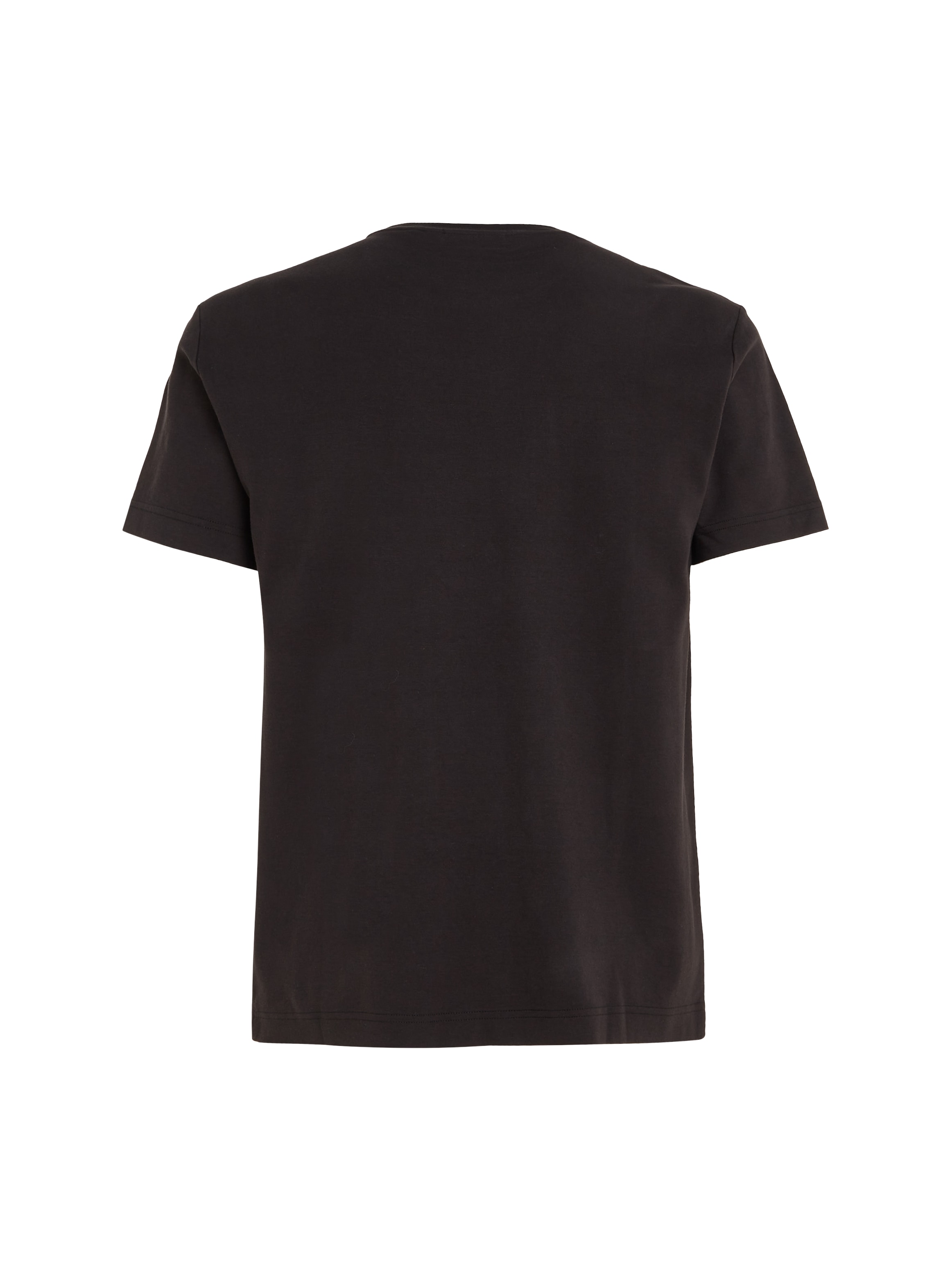 Calvin Klein T-Shirt »Micro Logo«, aus dickem Winterjersey, mit Logoprint