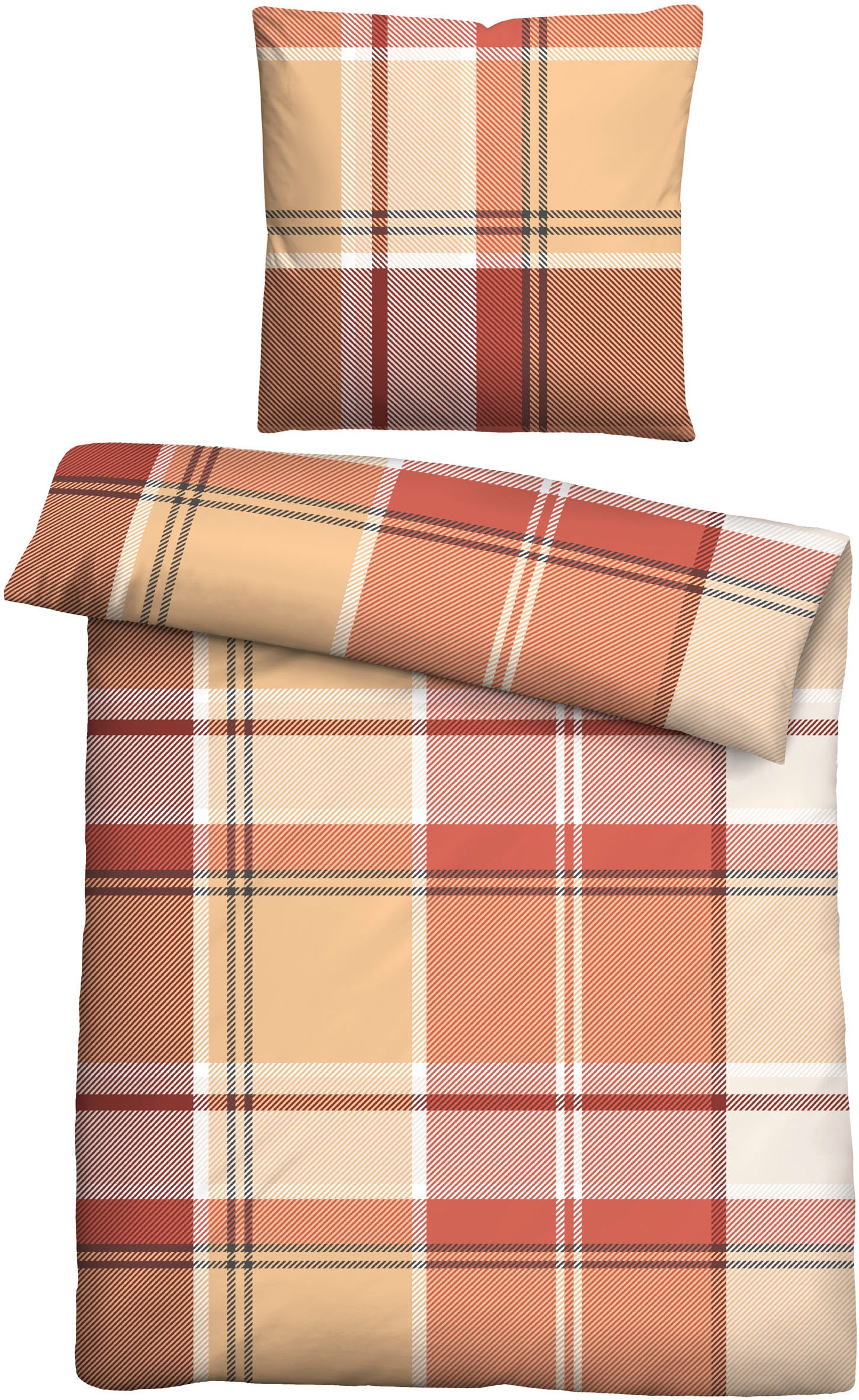 Castell - Markenbettwäsche Bettwäsche »0351123« 2 Stk. tlg. Poly-Cotton, wo günstig online kaufen