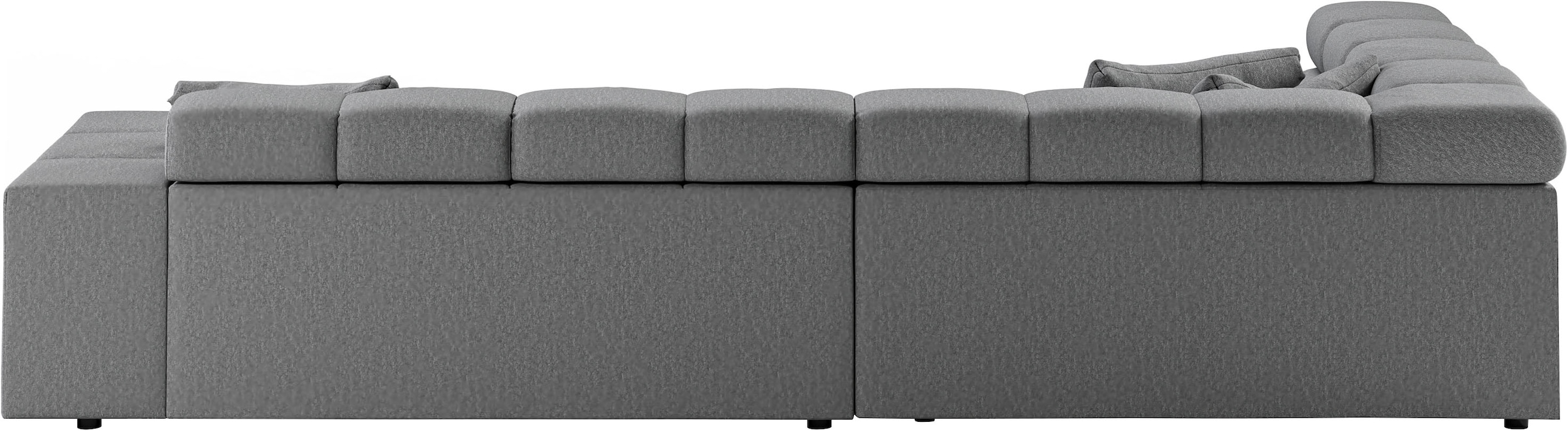 INOSIGN Ecksofa »Ancona incl. Kopfteilverstellung, OTTOs Choice, Breite 319cm, L-Form«, wahlweise motorische Sitztiefenverstellung, auch in Cord + Easy Care