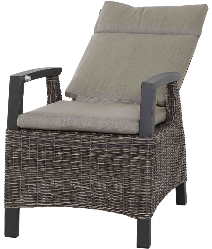 Siena Garden Garten-Essgruppe »Corido«, (7 tlg., 6 Sessel: 72x61x109 cm, Tisch Sincro: 200/260x100x77 cm,inkl. Auflagen), Aluminium, verstellbar, ausziehbar, geeignet für 6 bis 8 Personen