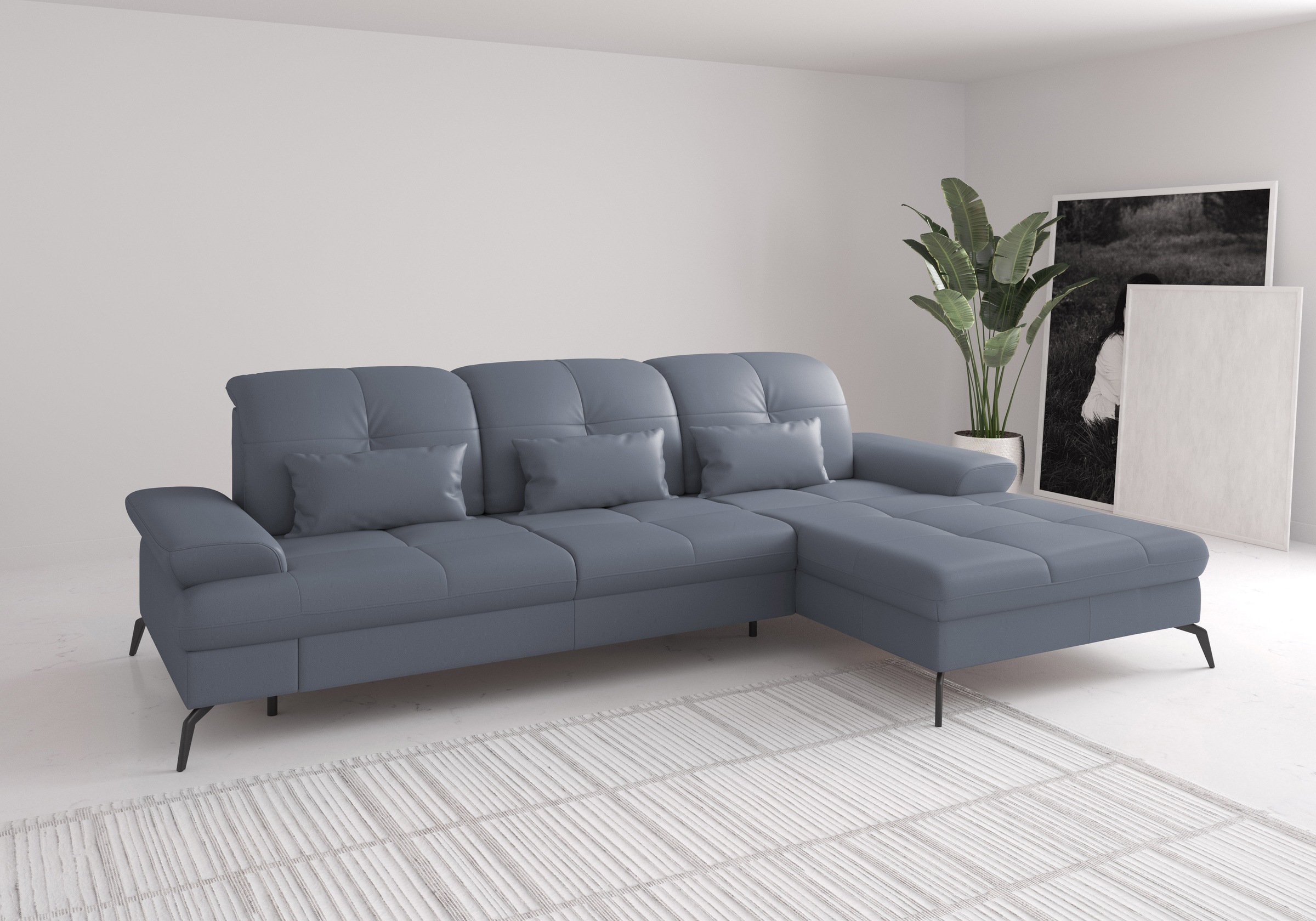 sit&more Ecksofa »Amica, L-Form, inkl. Sitztiefenverstellung & Armteilverst günstig online kaufen