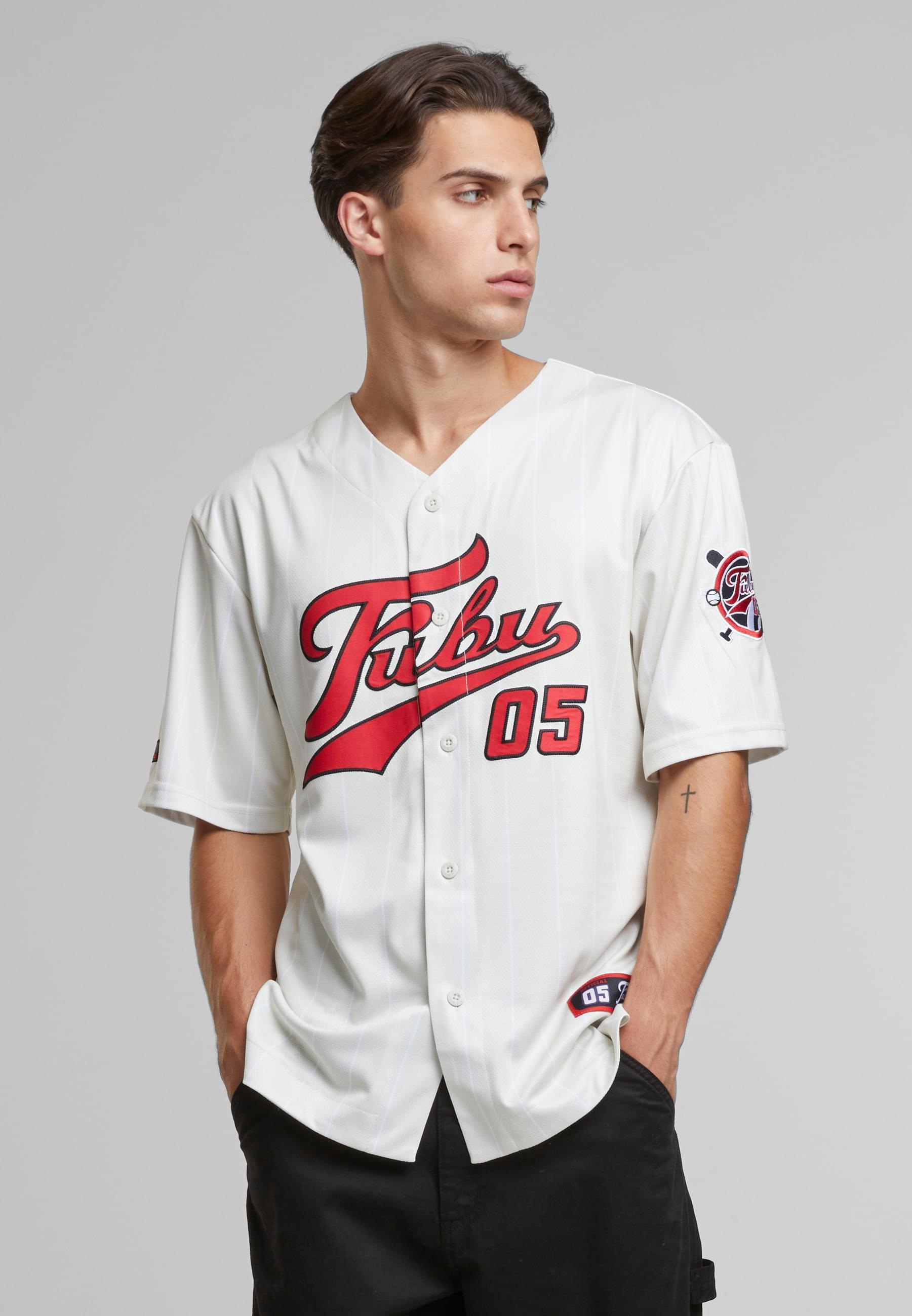 Fubu Langarmhemd »Fubu FM243-002-1 Fubu Varsity Baseball Jersey« 1 Stk.