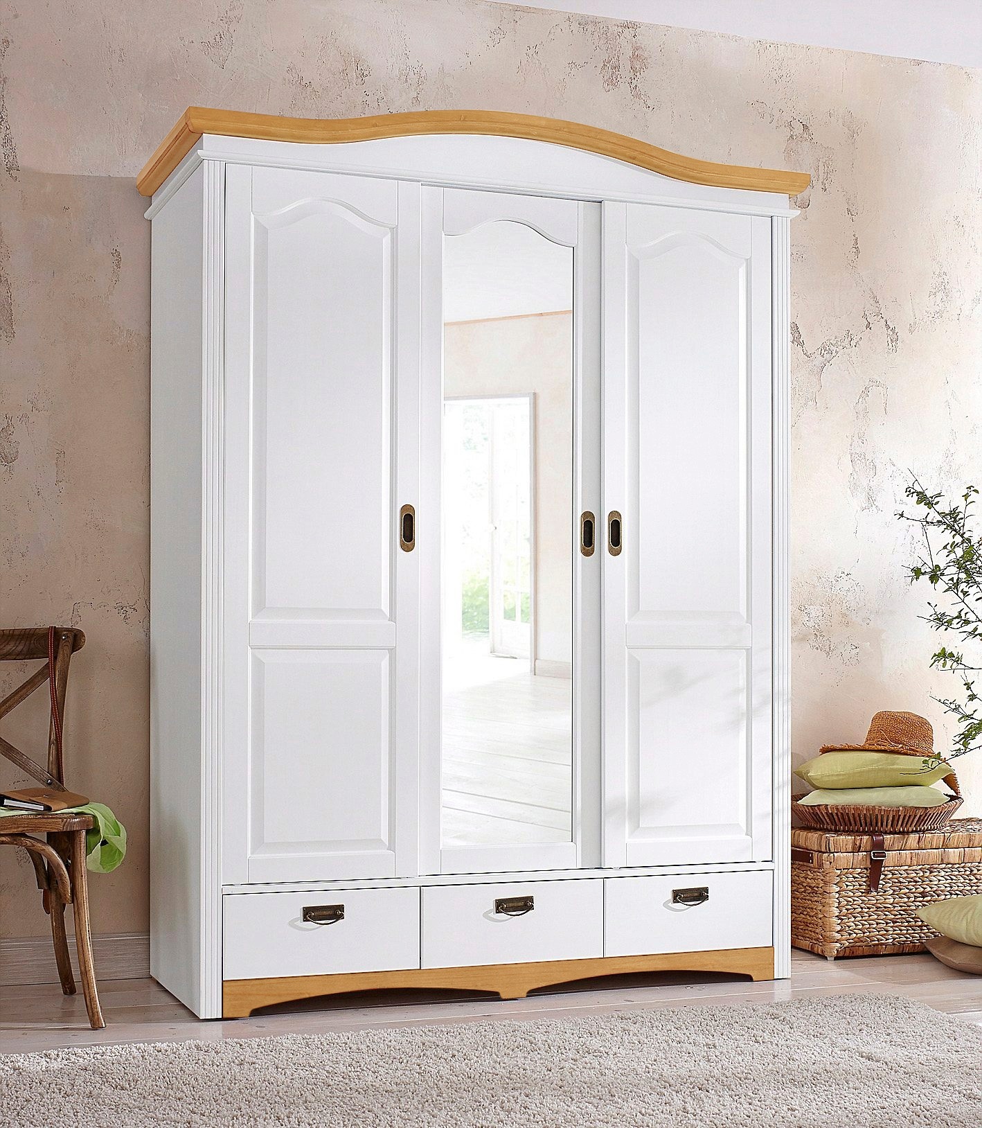 OTTO home Schiebetürenschrank »Konrad, Landhausstil, rustikal, mit Schublad günstig online kaufen