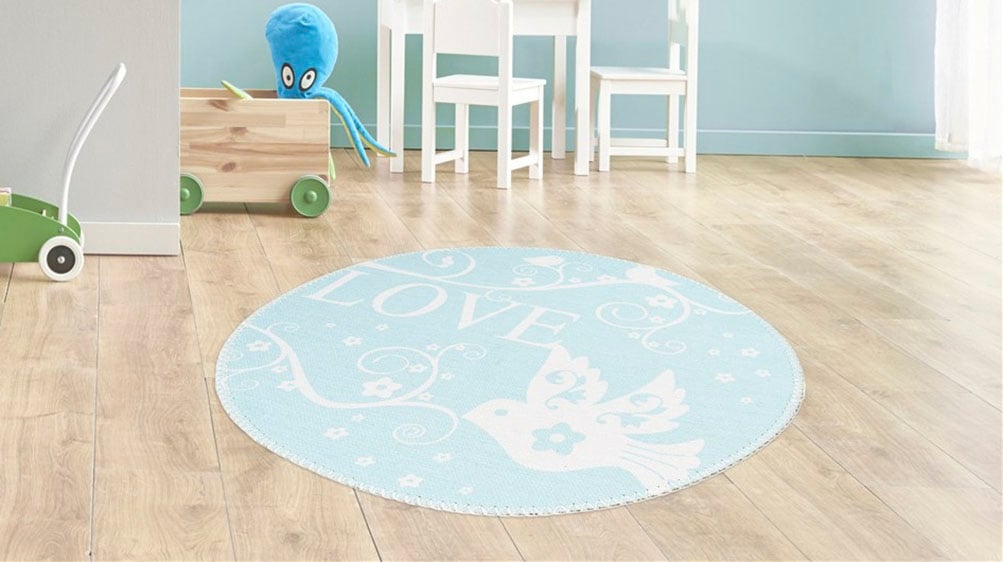 Arte Espina Kinderteppich »Bambini 400«, rund, 5 mm Höhe, Fantasievoll bedr günstig online kaufen