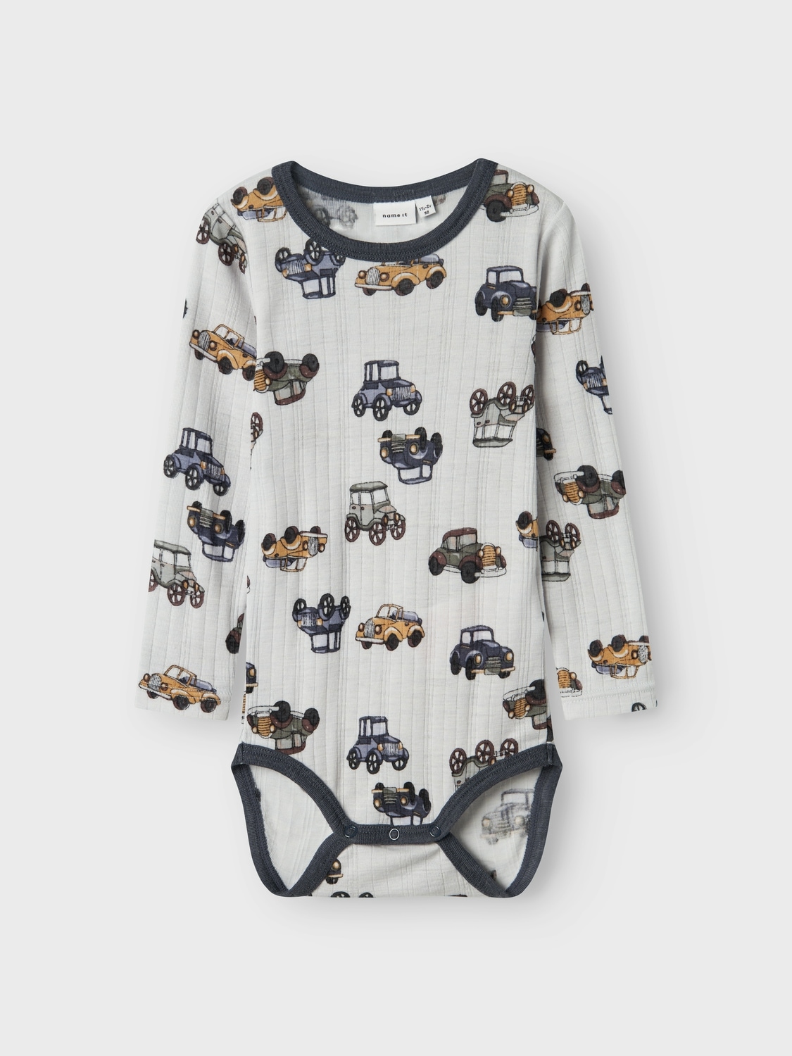 Name It Langarmbody »NMMWANG WOOL NEEDLE LS BODY NOOS«, aus reiner Merinowolle