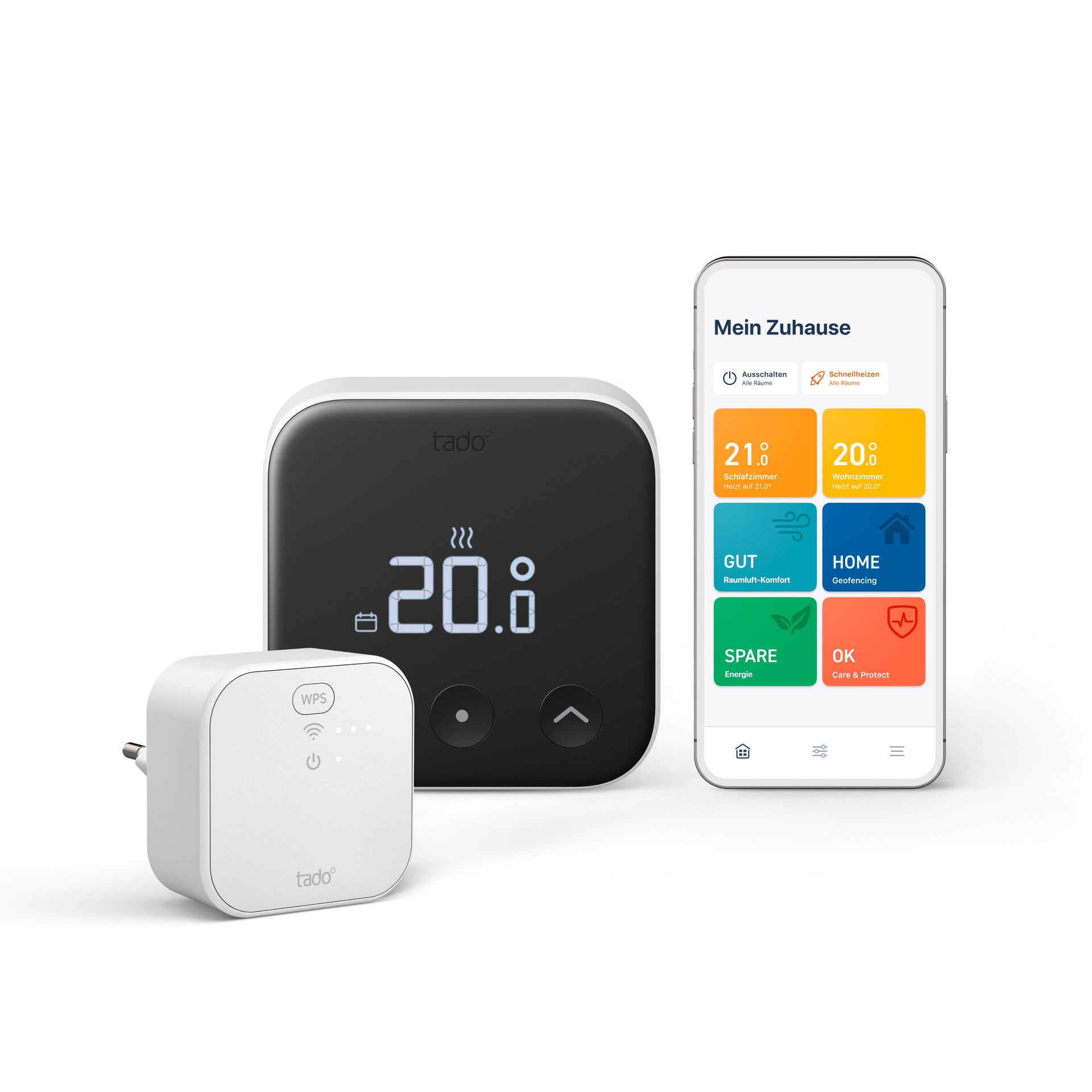 Tado Smart-Home-Zubehör »Kit Smartes Thermostat + Smartes Thermostat (Line X)«, (2 St.)