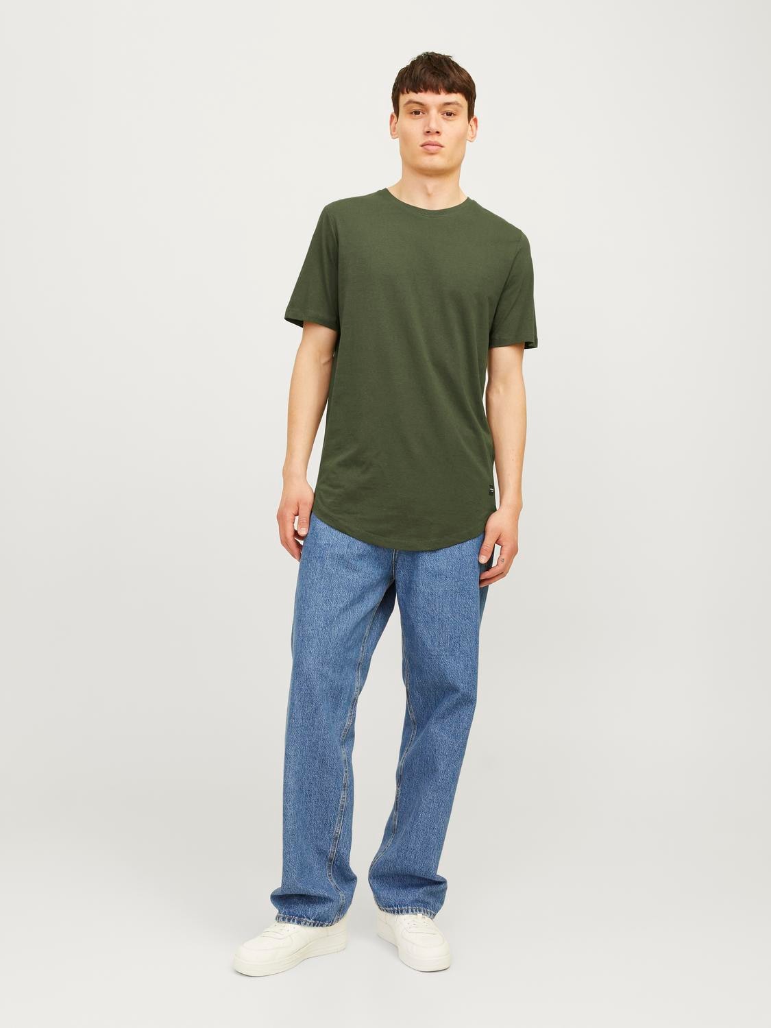 Jack & Jones T-Shirt »JJENOA TEE SS CREW NECK 5PK MP NOOS«, (Packung, 5 tlg., 5er-Pack)