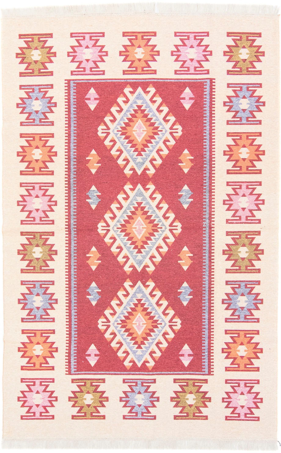 morgenland Wollteppich »Kelim Teppich - Trendy »Ariz« Rechteckig«, rechteck günstig online kaufen