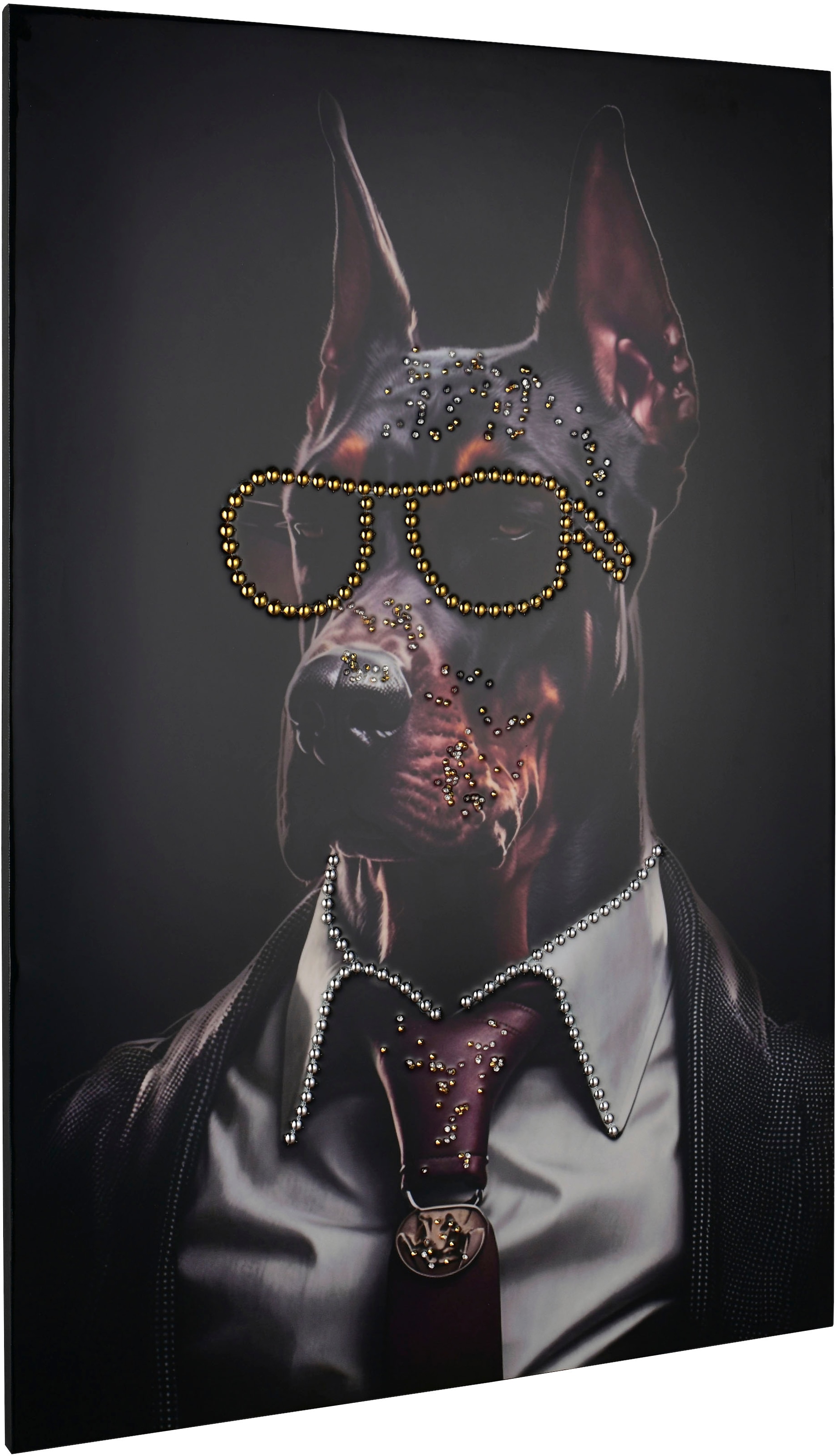 MIRRORS AND MORE Kunstdruck »BRUCE« 1 Stk. tlg. Mix aus Tierporträt und Modekunst