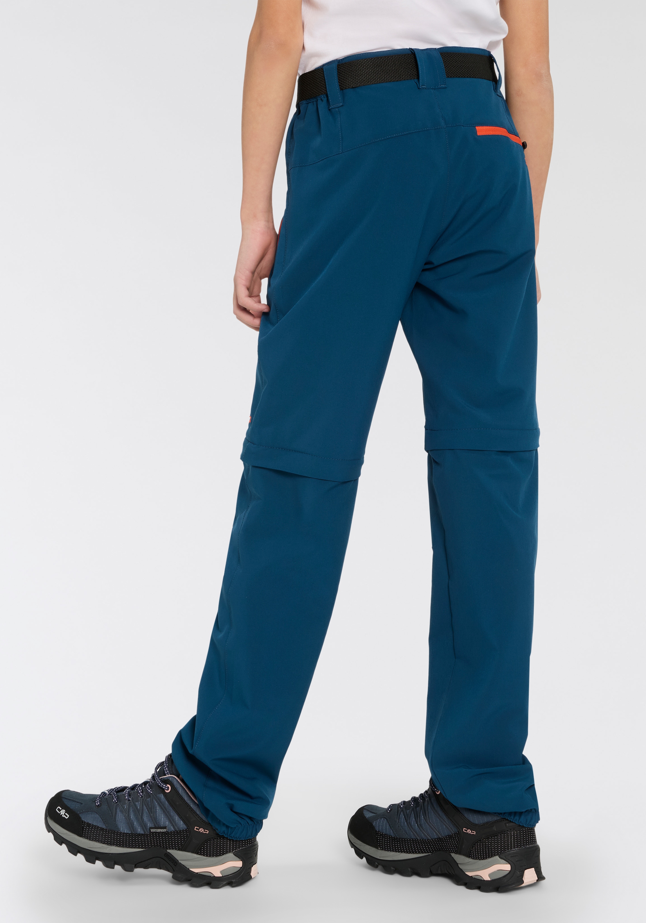 CMP Zip-off-Hose »KID ZIP-OFF-PANT«, (Set, 1 tlg., mit Gürtel), Elastisch & Atmungsaktiv & Schnell trocknend & für Kinder
