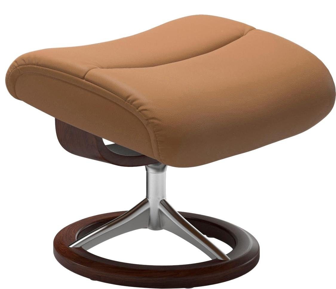 Stressless Fußhocker "View" mit Signature Base,Gestell Braun günstig online kaufen