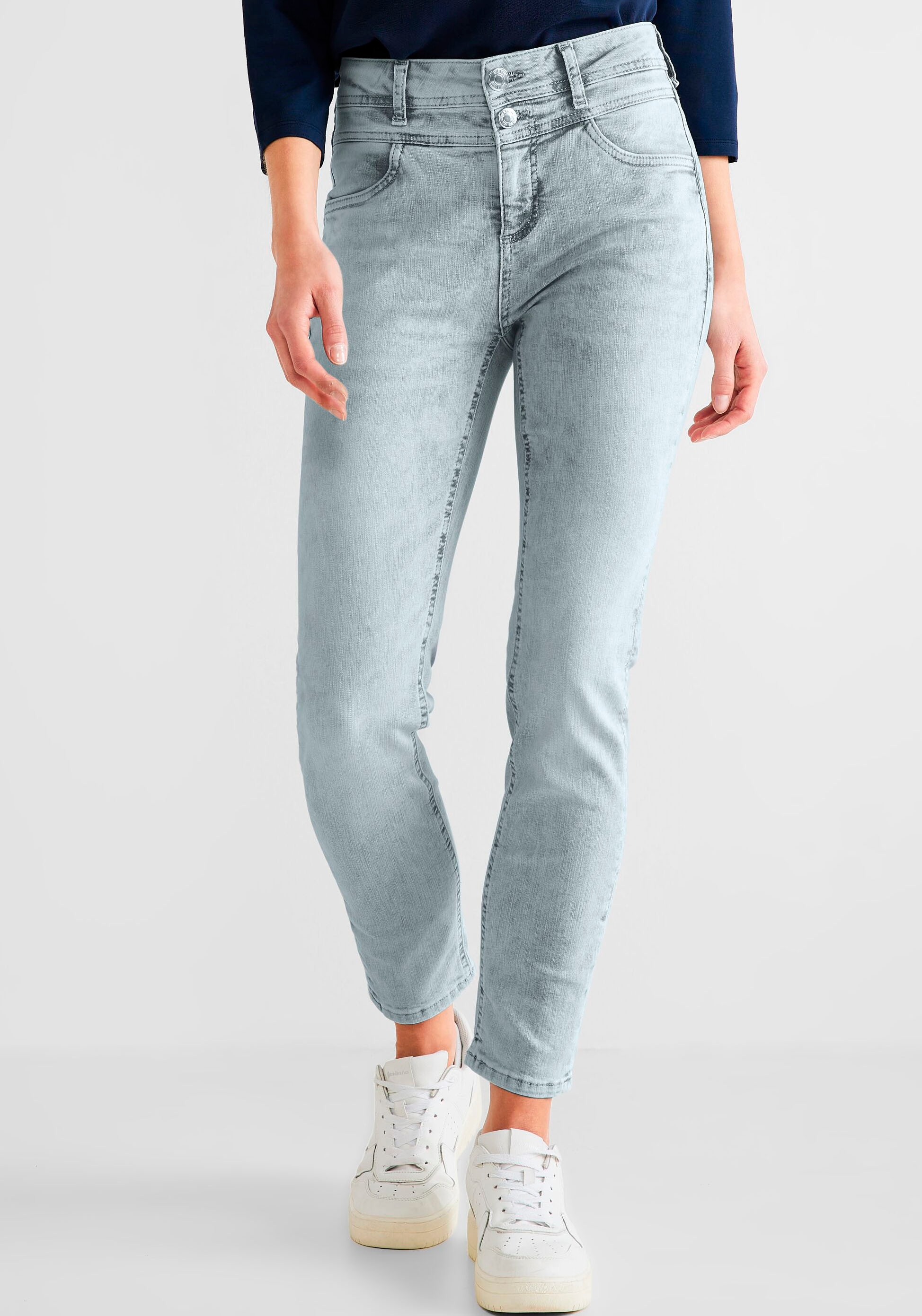 Slim-fit-Jeans, 4-Pocket-Style ONE kaufen STREET im