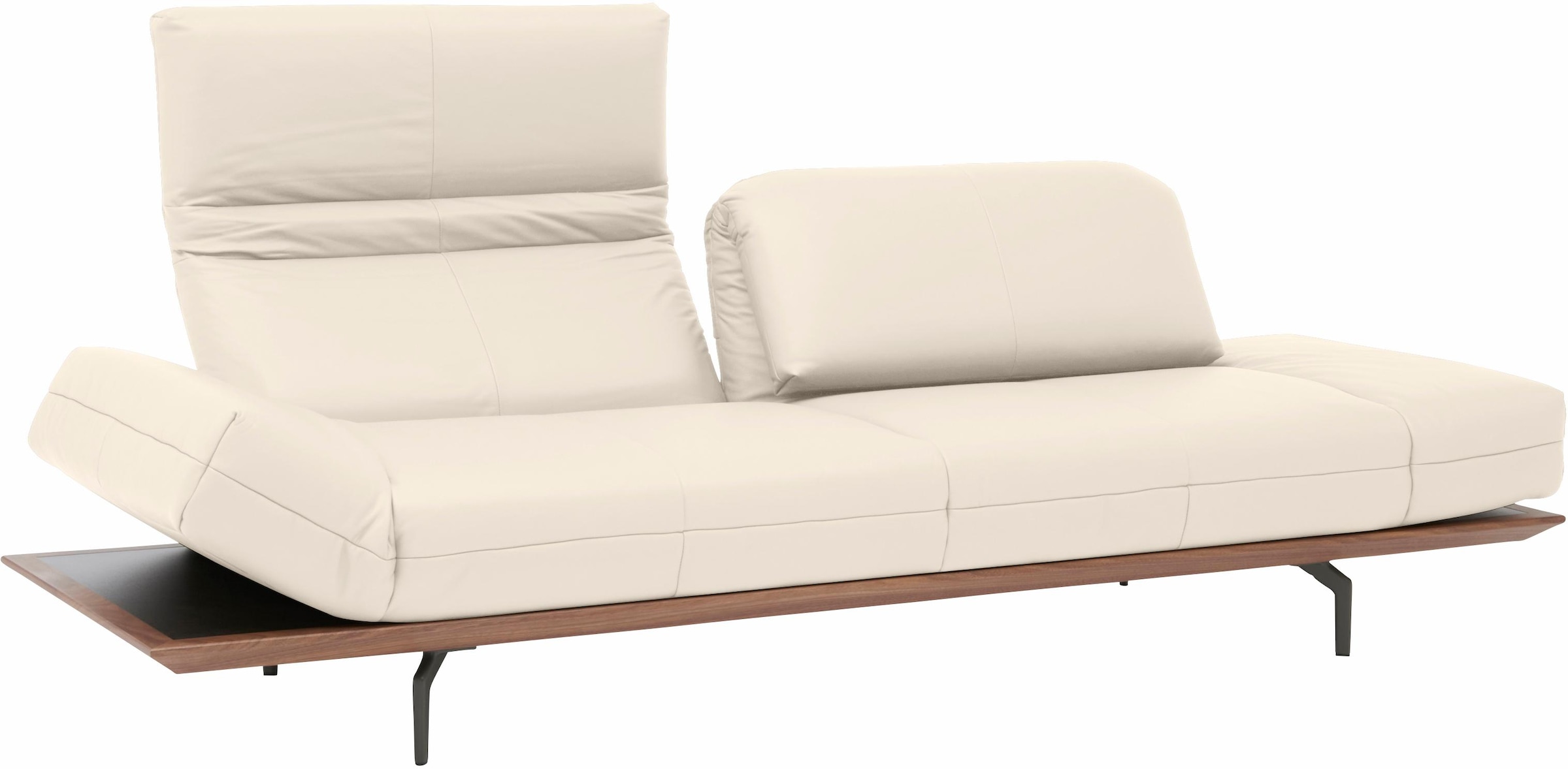 Creation BY ROLF BENZ 4-Sitzer »CR.420, Designsofa, Loungesofa«, in 2 Qualitäten, Holzrahmen in Eiche Natur oder Nußbaum, Breite 252 cm