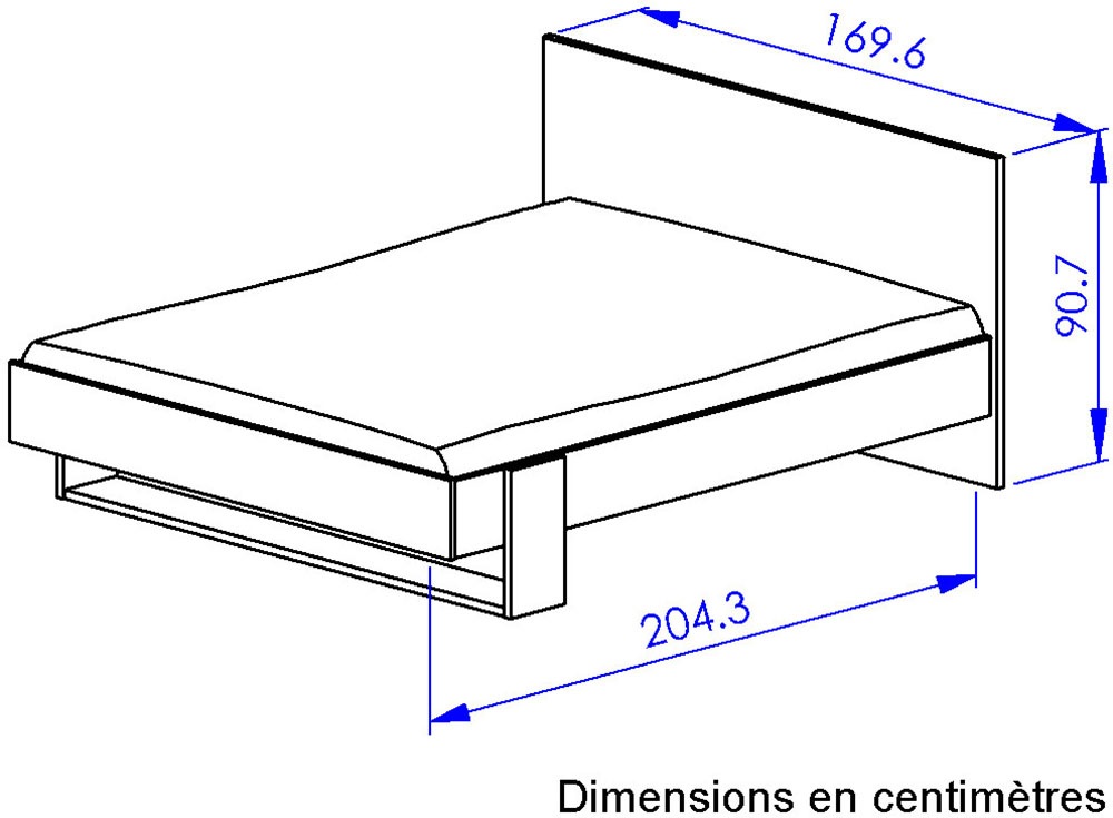 Gami Schlafzimmer-Set »ARIA« Set, 3 tlg. Ein praktisches Kopfteil mit Stauraum