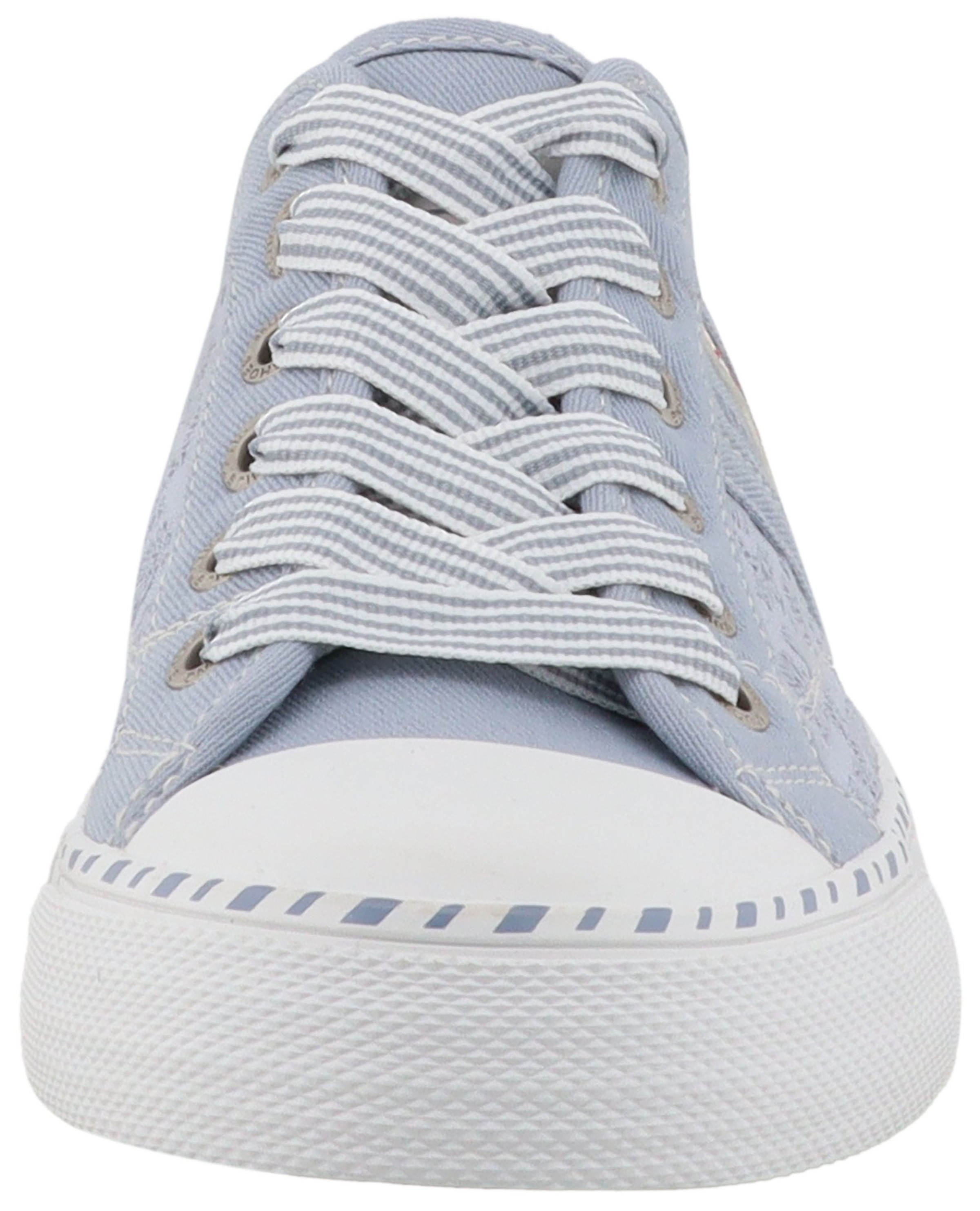 Mustang Shoes Plateausneaker »Magdalena«  Freizeitschuh, Halbschuh, Schnürschuh mit schöner Stickerei