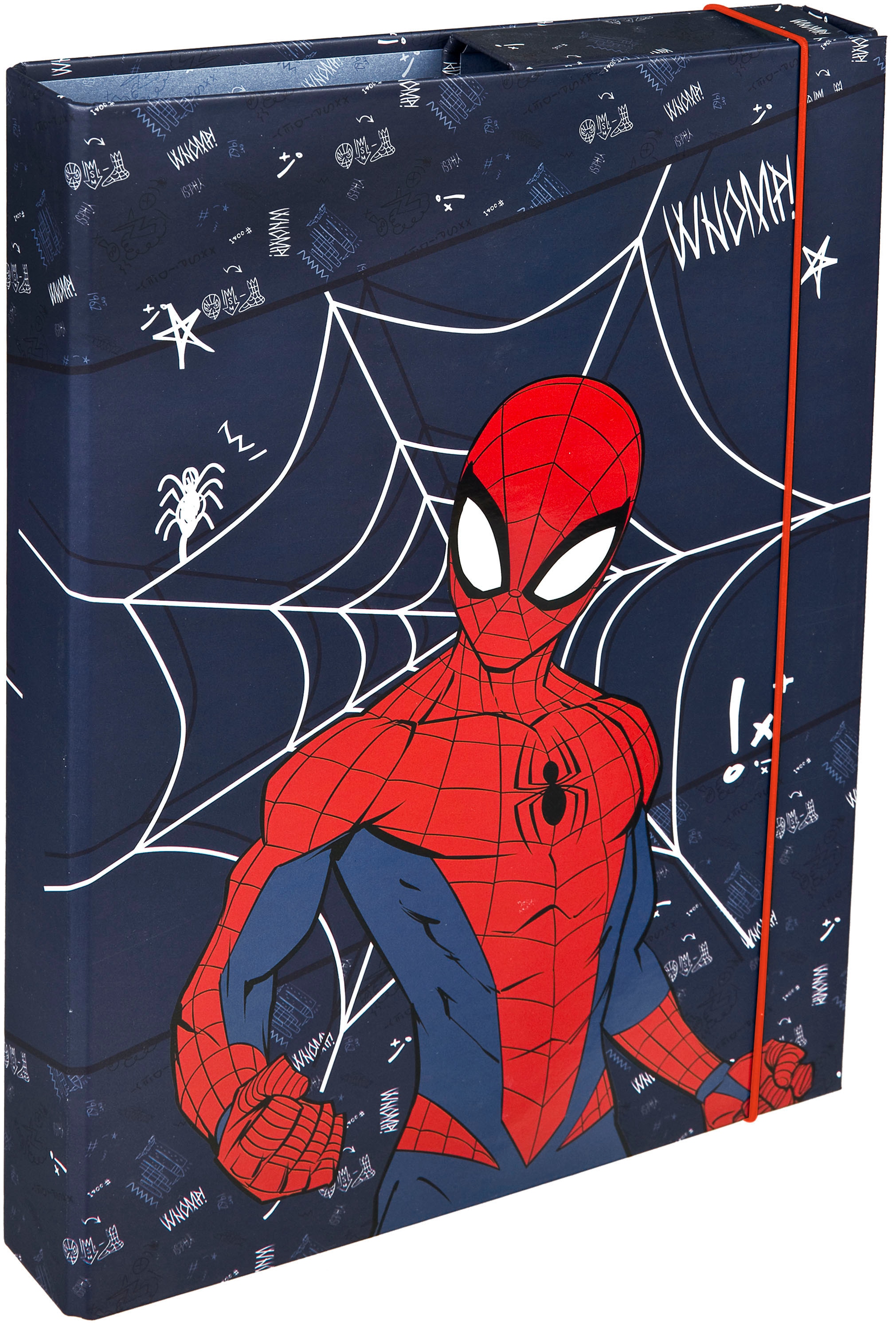 Scooli Buch »Spiderman«, (Set, 3 St.), bestehend aus Freundebuch, Heftbox und Aufgabenheft