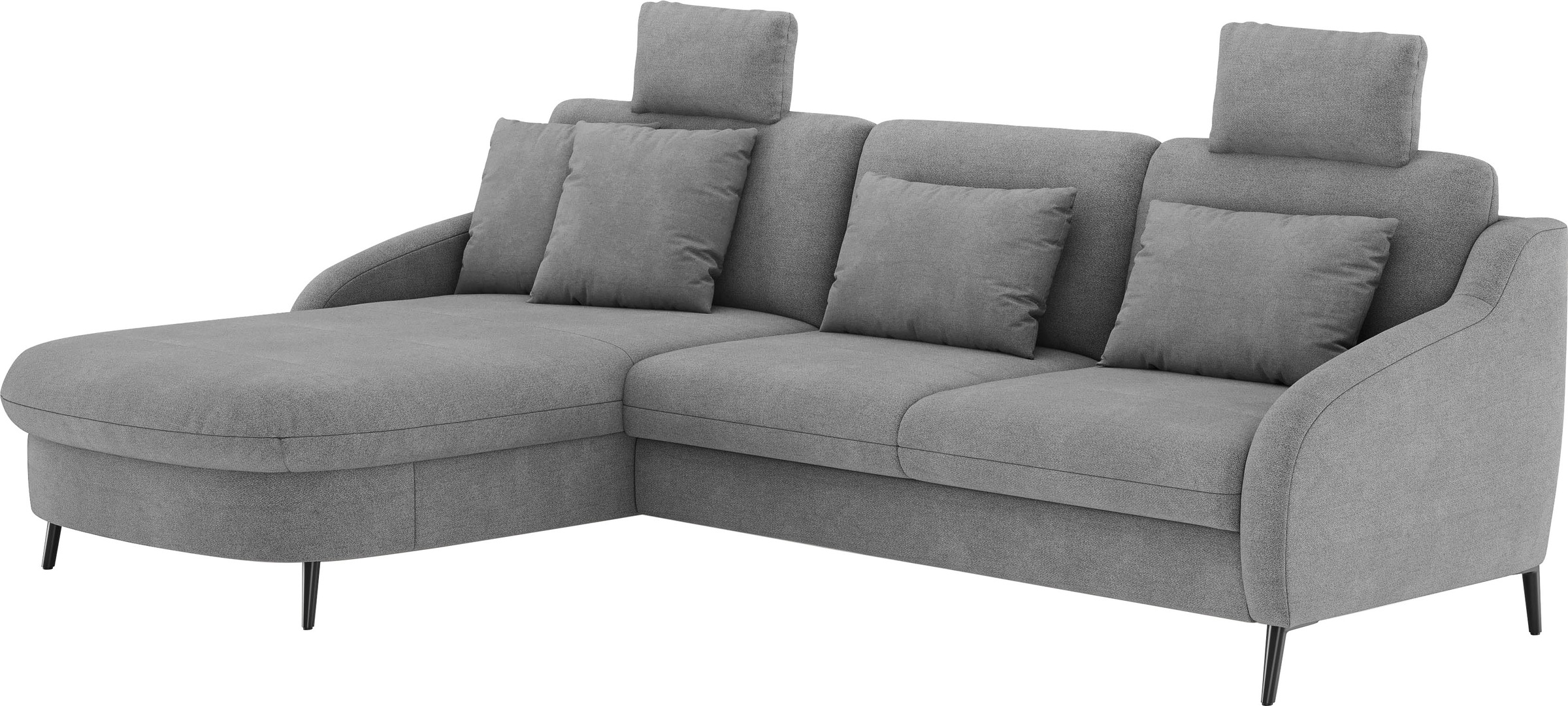 sit&more Ecksofa »Soul L-Form«, wahlweise mit Bettfunktion und Bettkasten oder Schubkasten