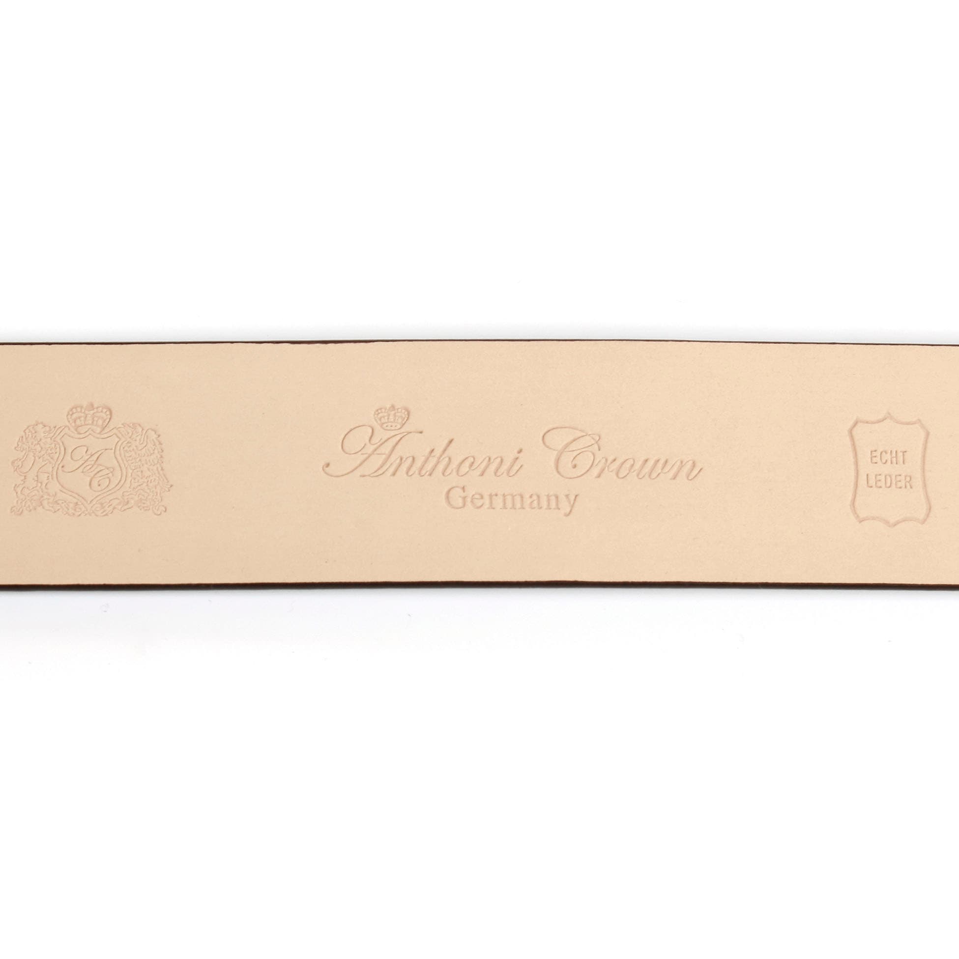 Anthoni Crown Ledergürtel, mit goldfarbener Automatik Schließe,  Metallschlaufe jetzt bestellen