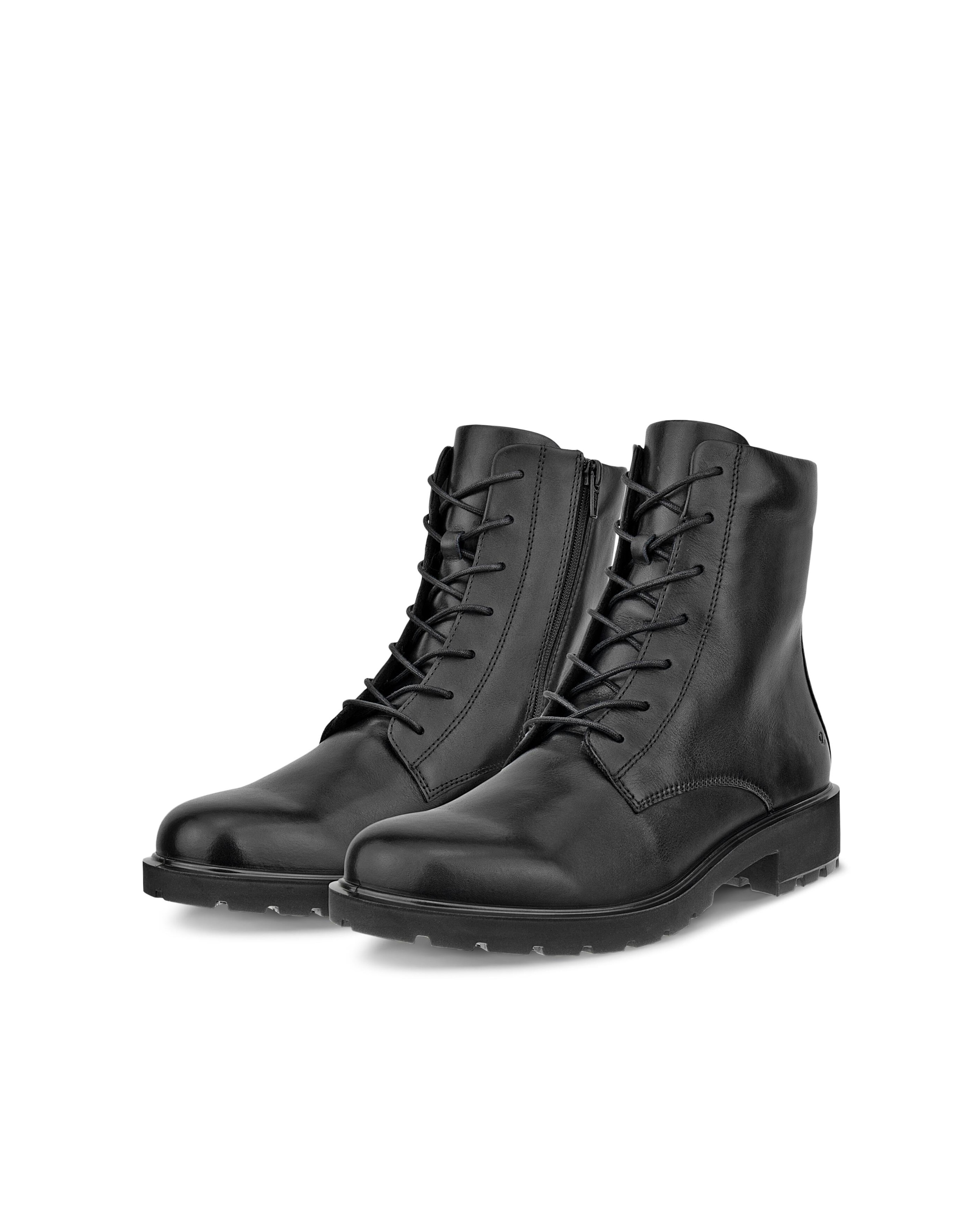 Ecco Schnürstiefelette »METROPOLE VIENNA«  Schnürboots, Klassik-Stiefelette mit Dual-Fit-Innensohle