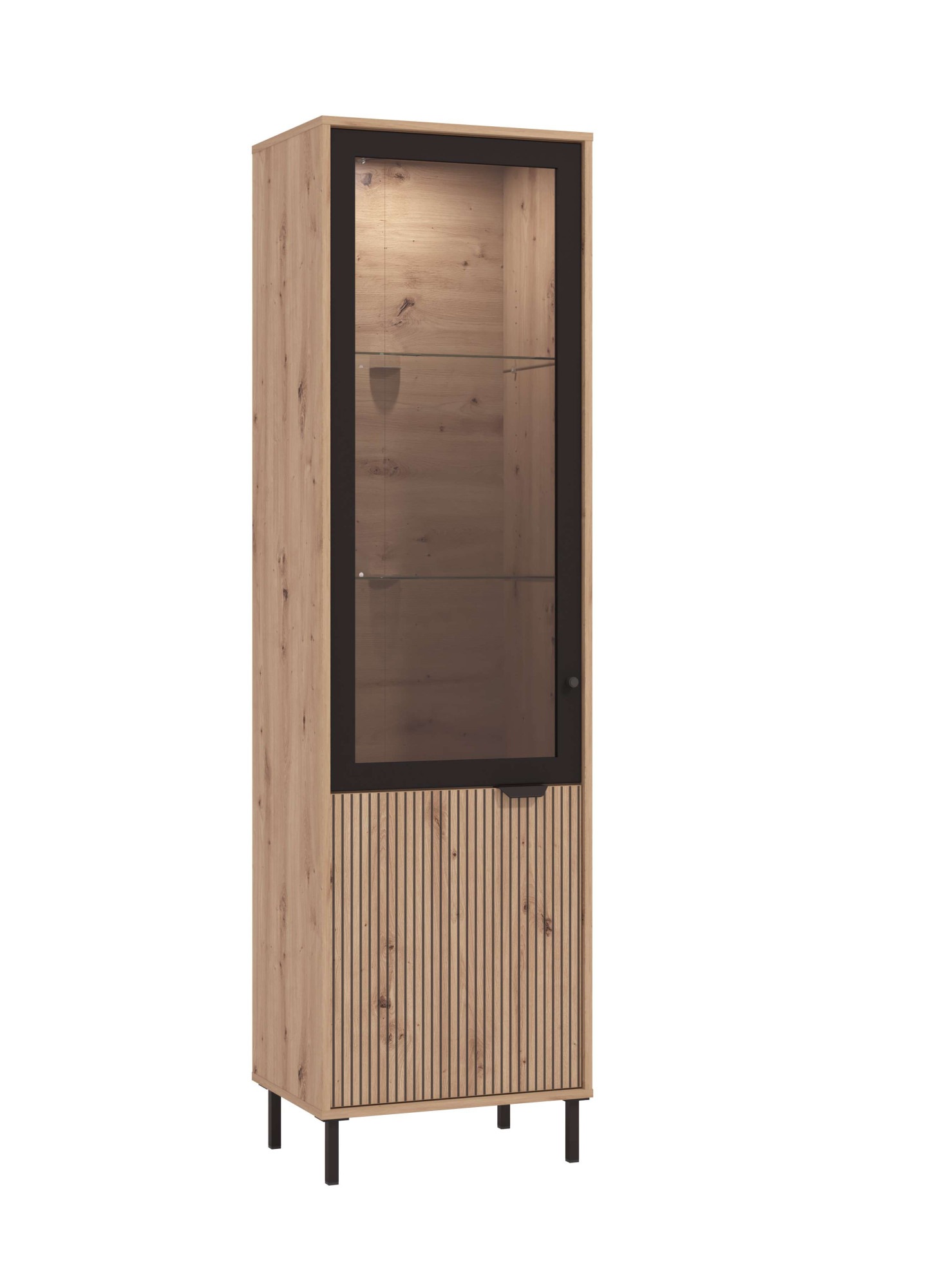 Home affaire Vitrine »Mayenne Vitrinenschrank, Standvitrine, Showcase, B/H: günstig online kaufen