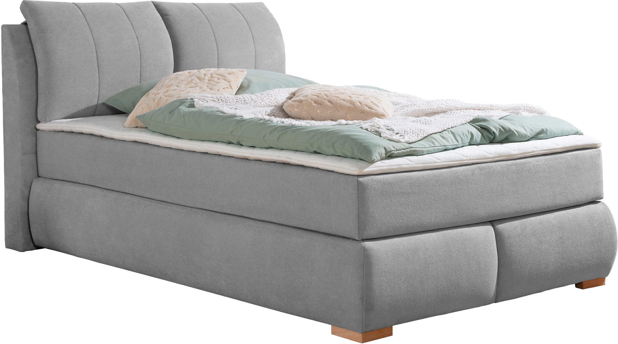 Home affaire Boxspringbett »Breitenthal«, abnehmbare Rückenkissen mit Klettband