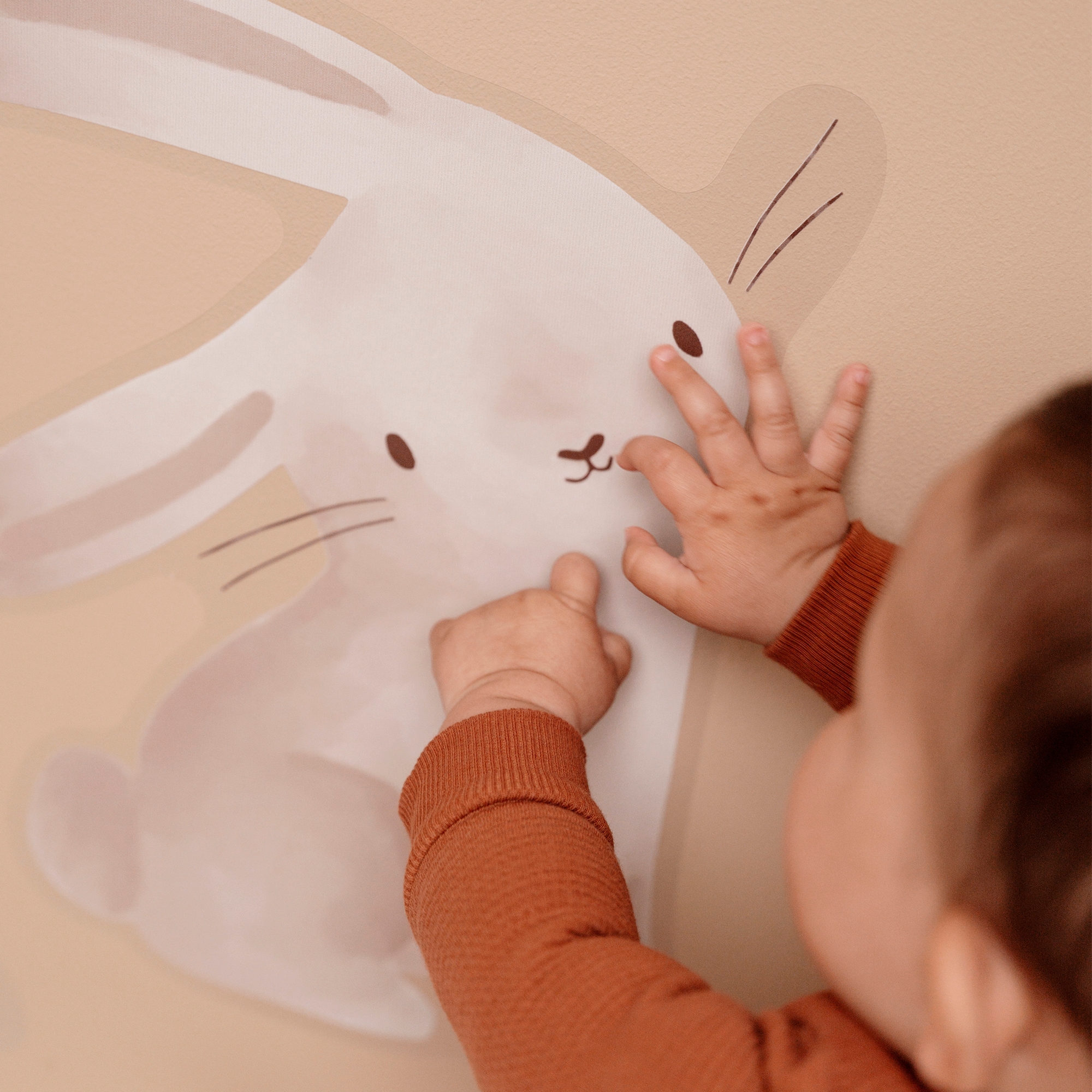 LITTLE DUTCH Wandsticker »Baby Bunny«, (Set), Selbstklebend (2x - 42x30cm)