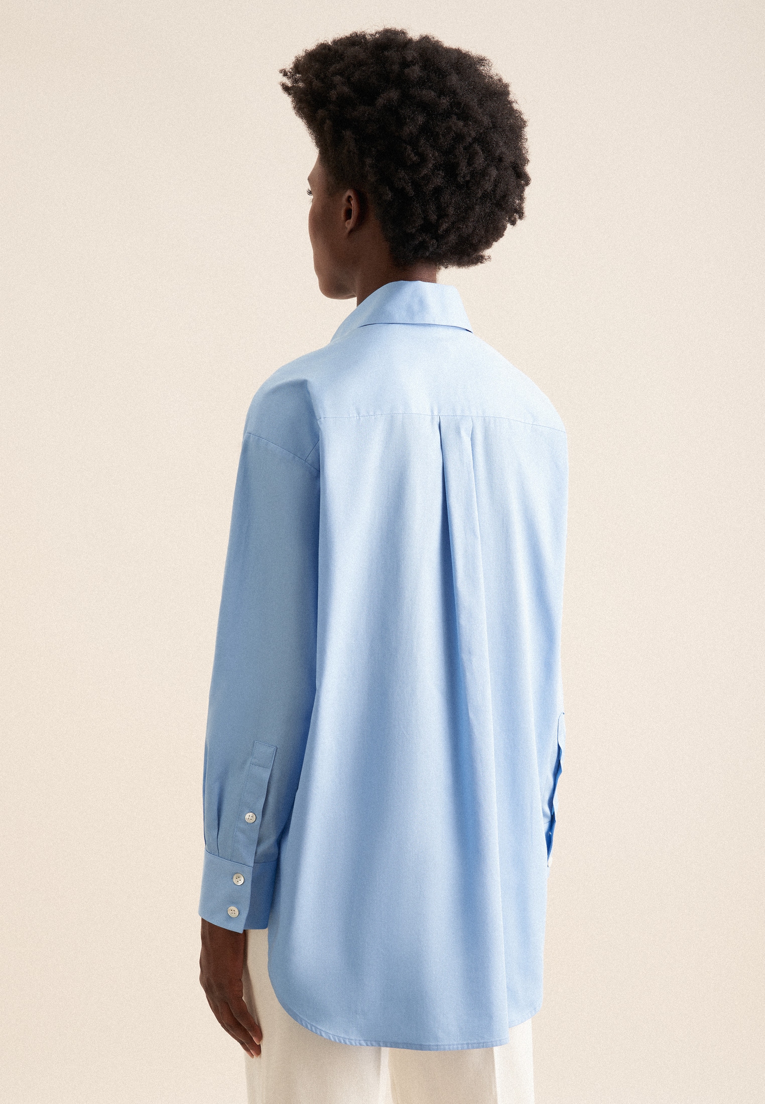 seidensticker Longbluse, 1/1 Kragen Uni