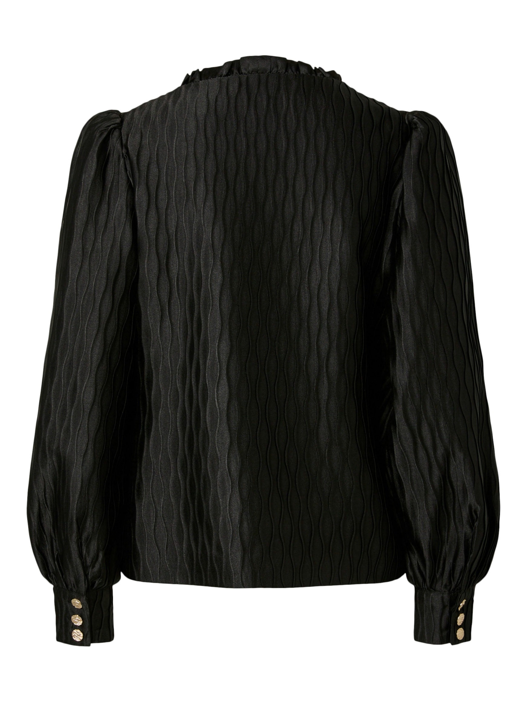 Y.A.S Langarmbluse »YASRIPPLE LS V-NECK SHIRT S. NOOS« Polyester