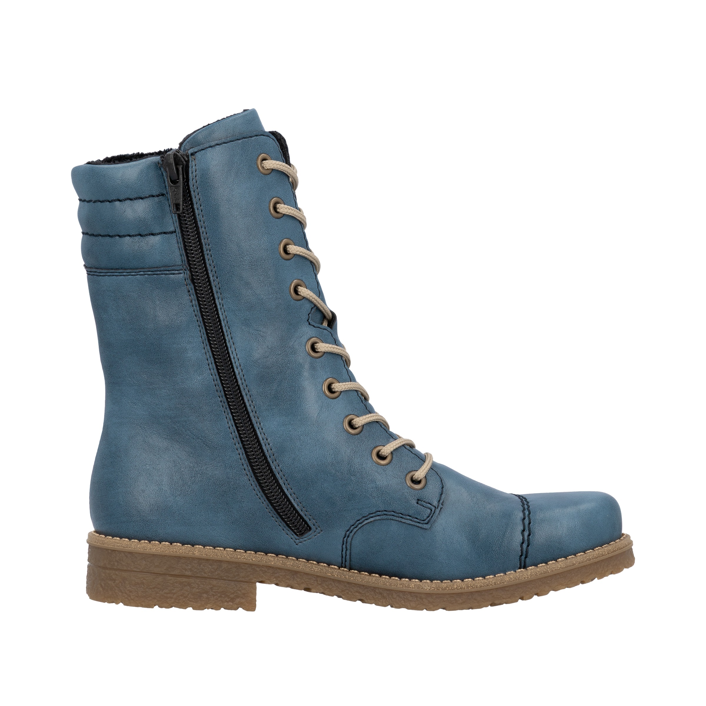 Rieker Schnürstiefelette, Schnürboots, Herbstboots mit gepolstertem Schaftrand