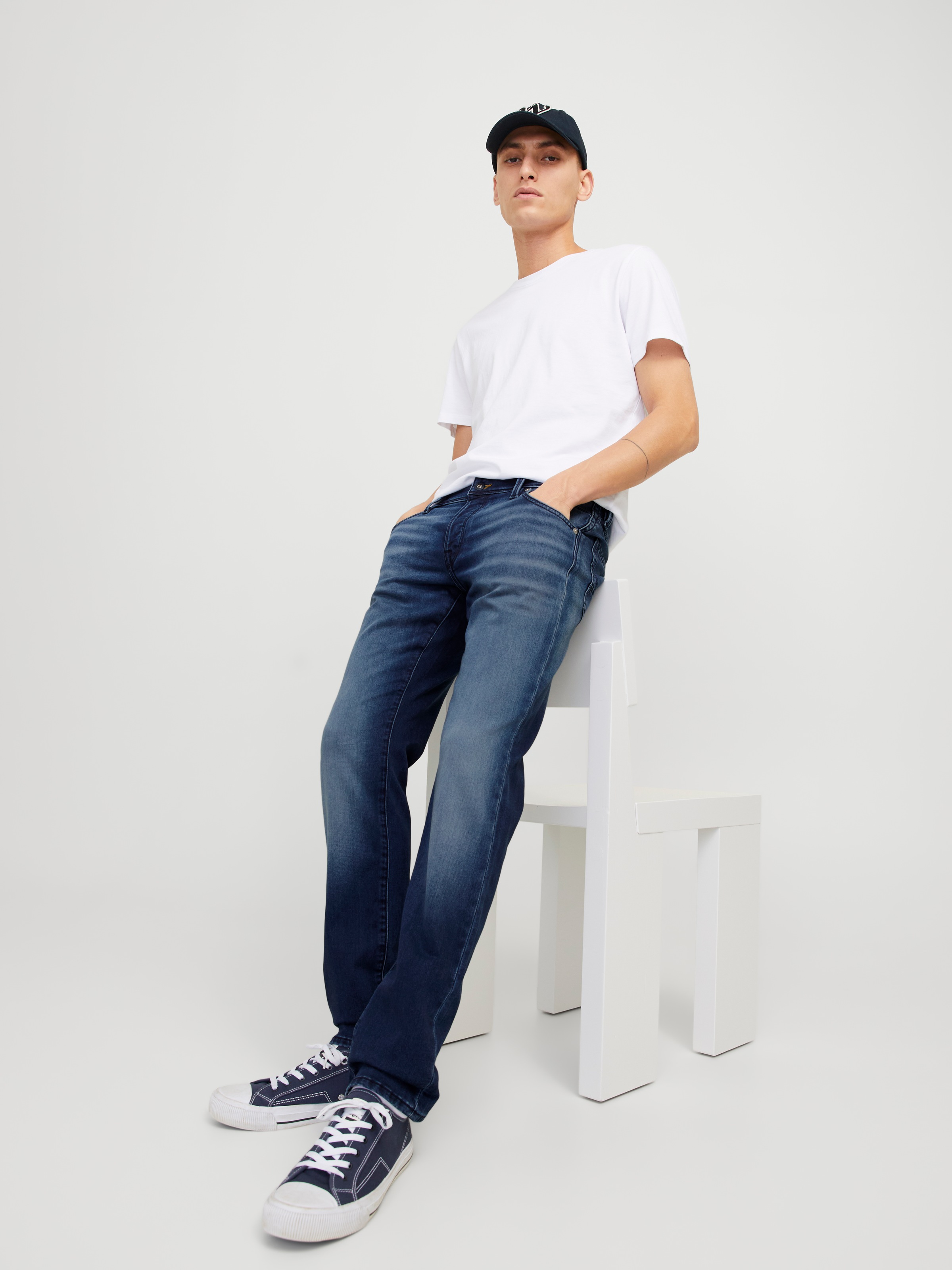 Jack & Jones Tapered-fit-Jeans »JJIMIKE JJFOX I.K. GE 42«