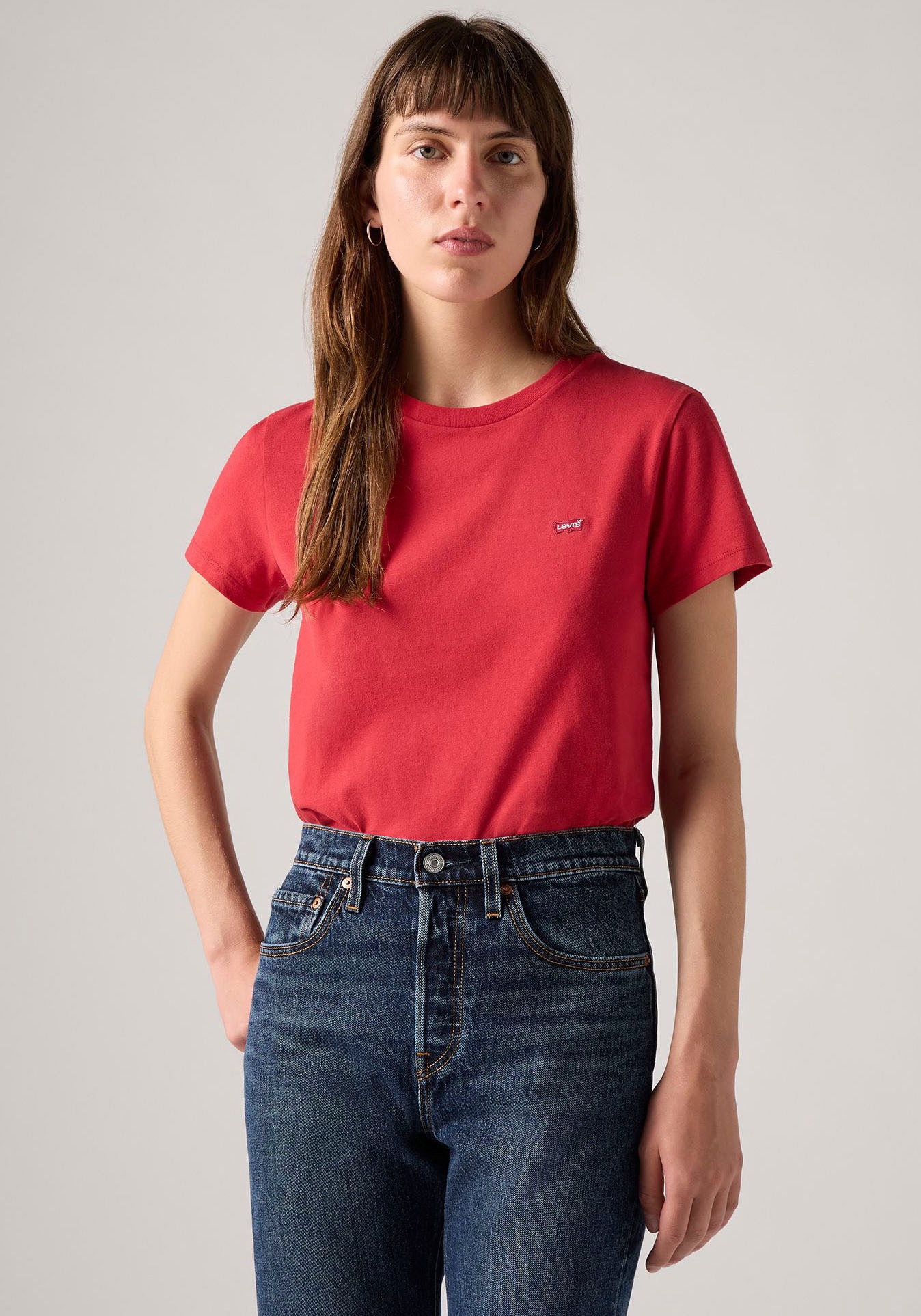 Levi's® T-Shirt »TEE Minilogo«, mit kleiner Logostickerei