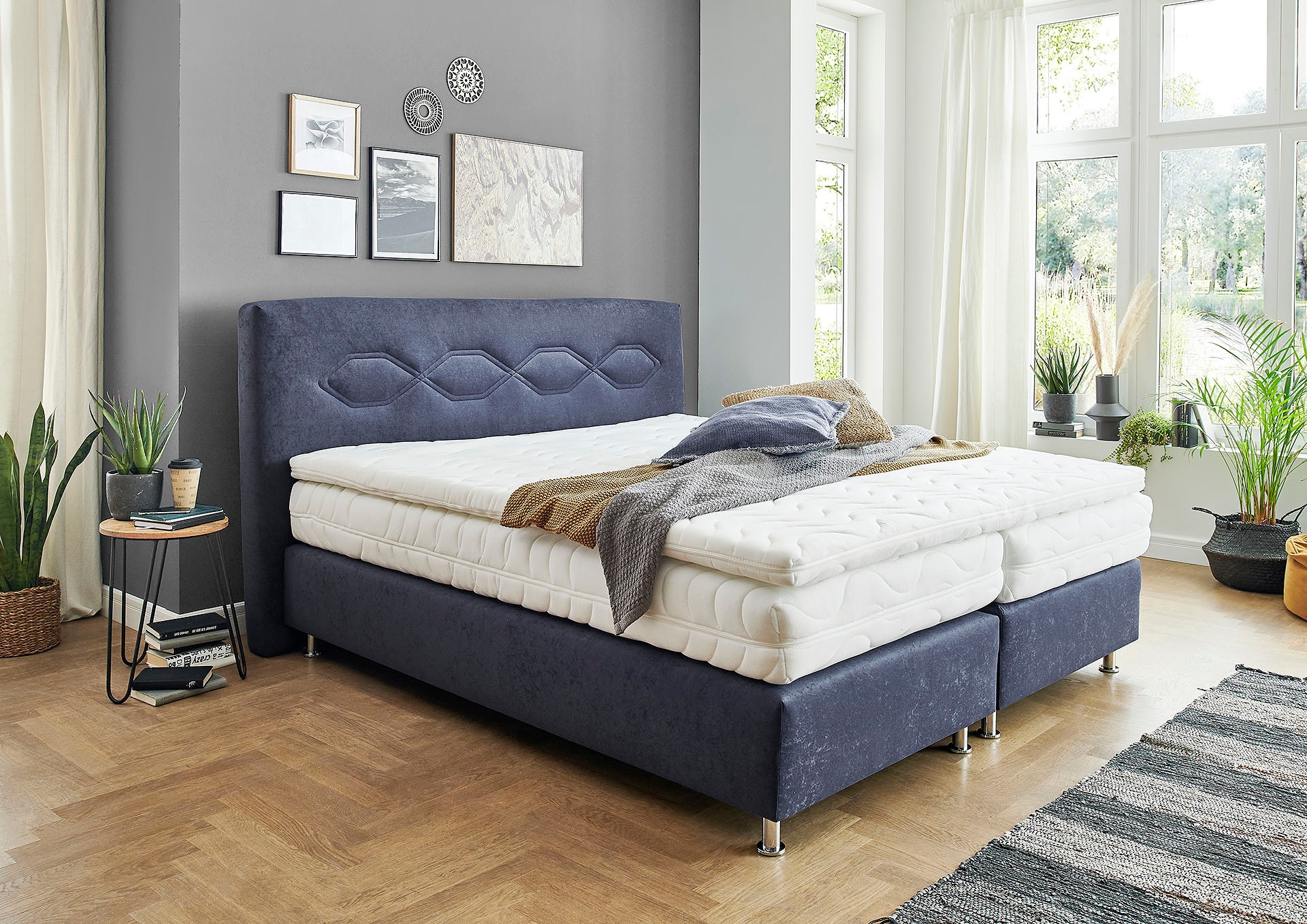Westfalia Schlafkomfort Boxspringbett, wahlweise mit Topper günstig online kaufen