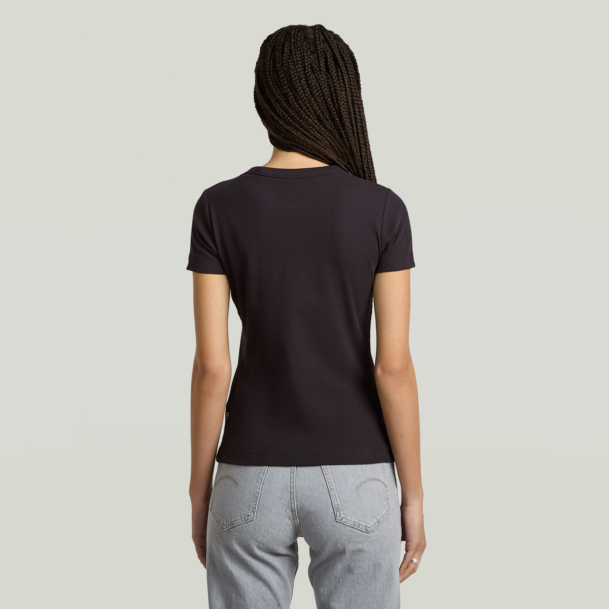 G-STAR T-Shirt »Rib Cap Sleeve«, aus Rippjersey
