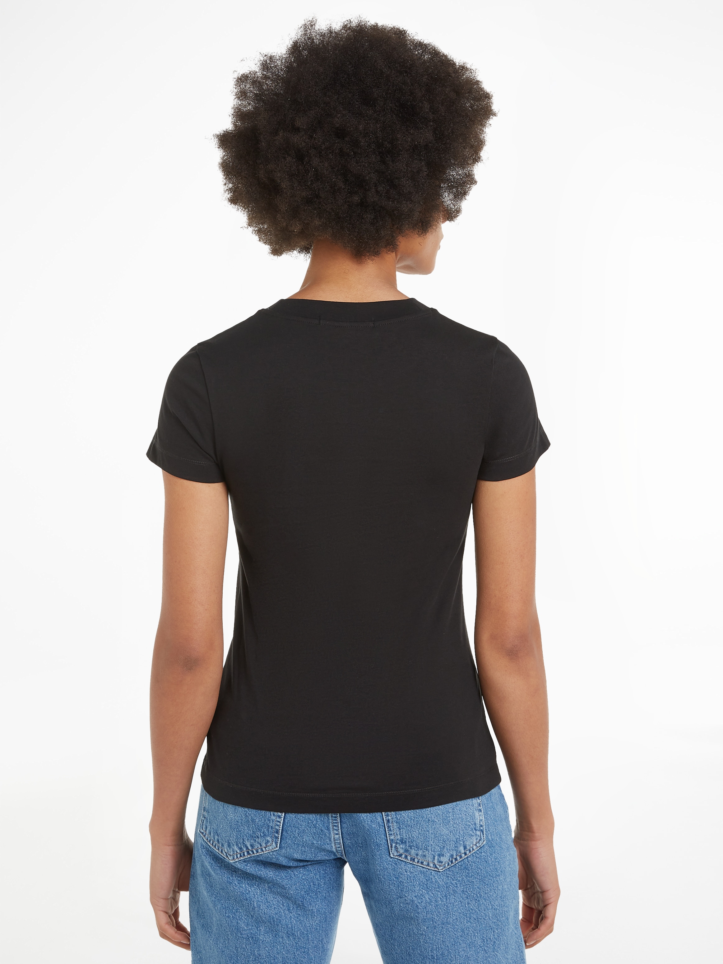 Calvin Klein Jeans T-Shirt »MONOLOGO SLIM TEE«, mit Logoprägung