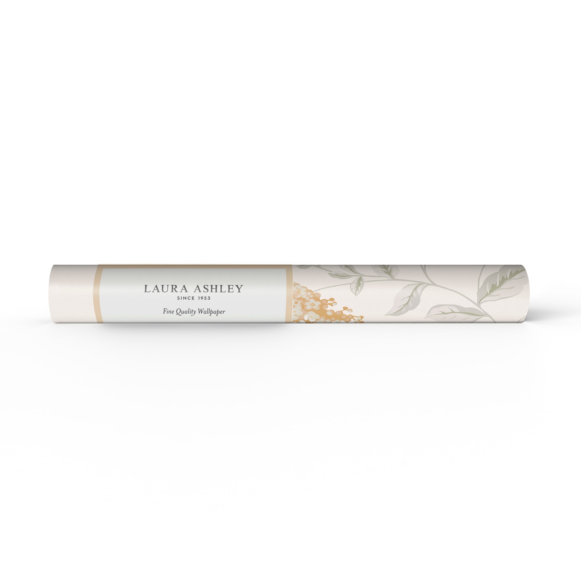 LAURA ASHLEY Vliestapete »Portland Fern Apricot« geblümt glatt 10mx52cm (ca. 5m2)
