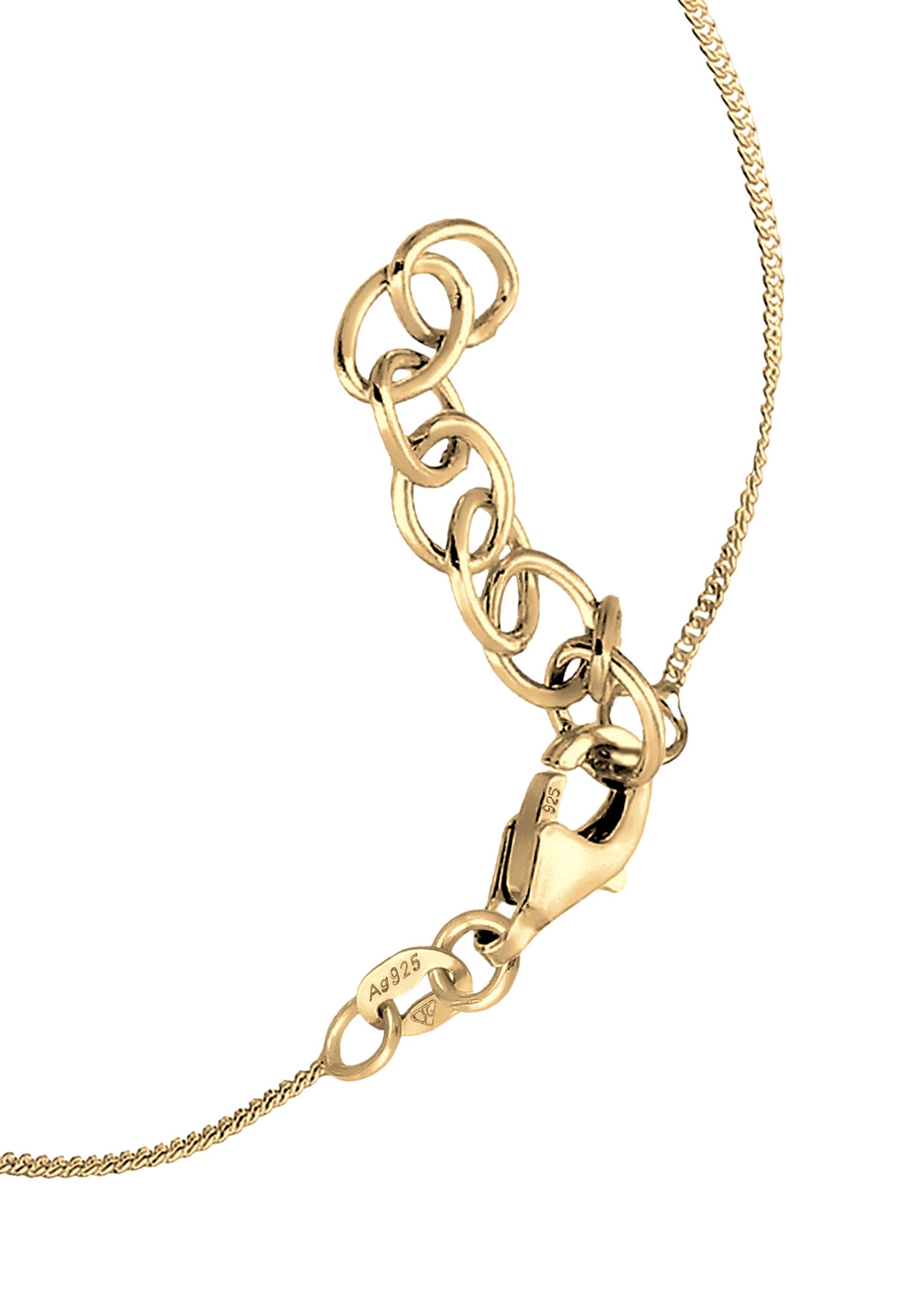 Elli Fußkette »Fußkettchen Kristalle 925 Silber«