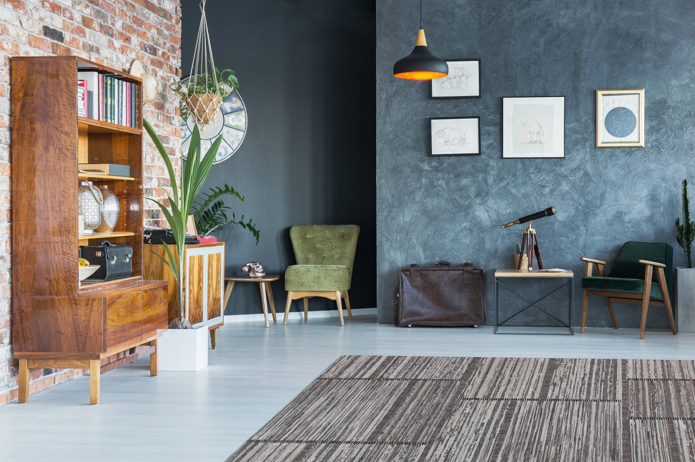 Kayoom Teppich »Phoenix 112«, rechteckig, 6 mm Höhe, Dezenter Jacquard-Teppich, Flachflor, Aus pflegeleichten Materialien