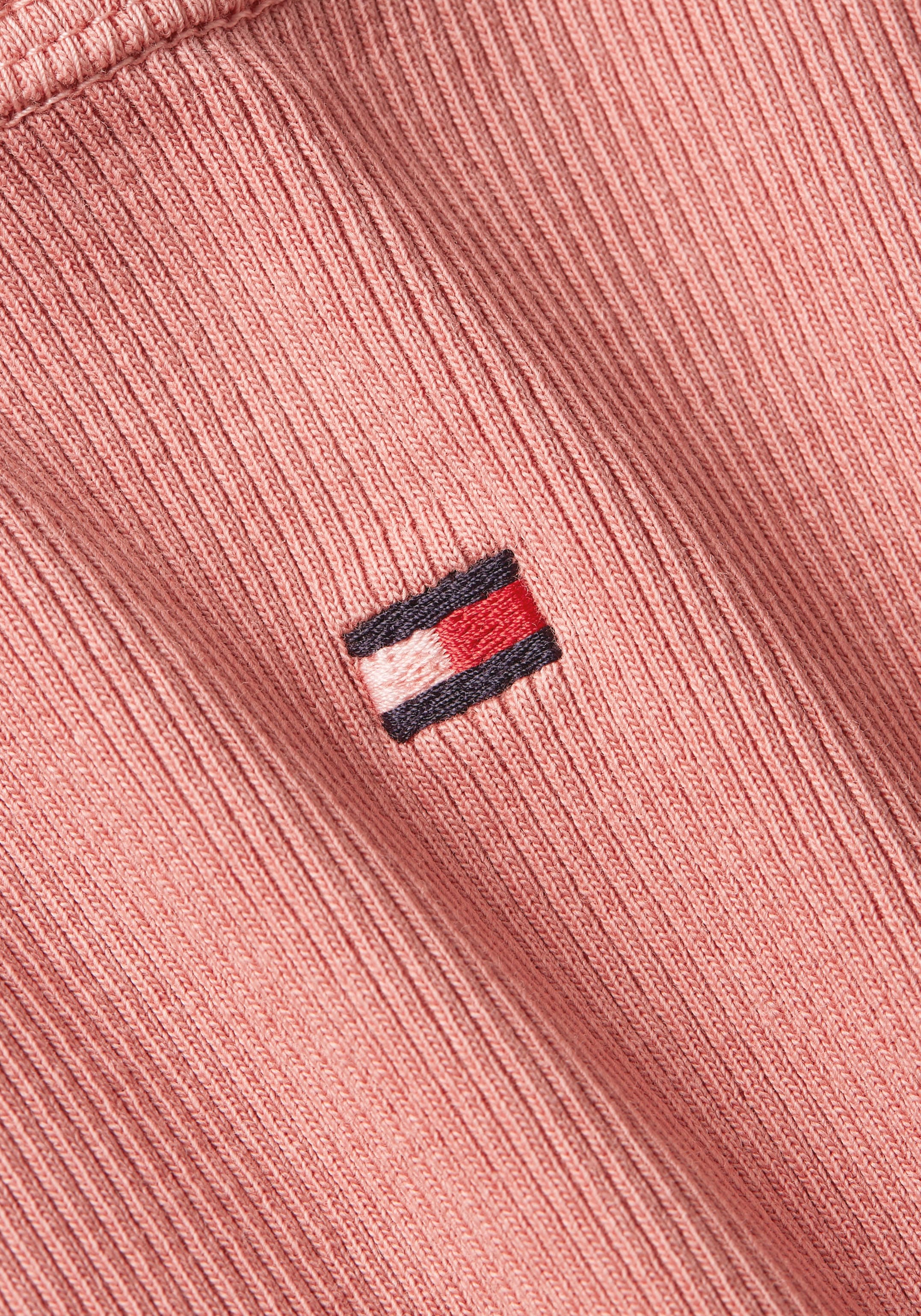 Tommy Hilfiger Rundhalsshirt »MUTED GMD SLIM RIB TANK«, mit Logostickerei