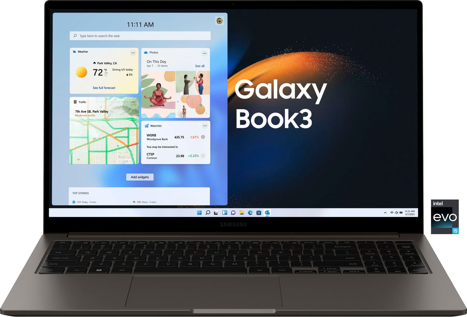 Samsung Notebook »Galaxy Book3«, 39,6 cm, / 15,6 Zoll, Intel, Core i5, Iris Xe Graphics, 512 GB SSD