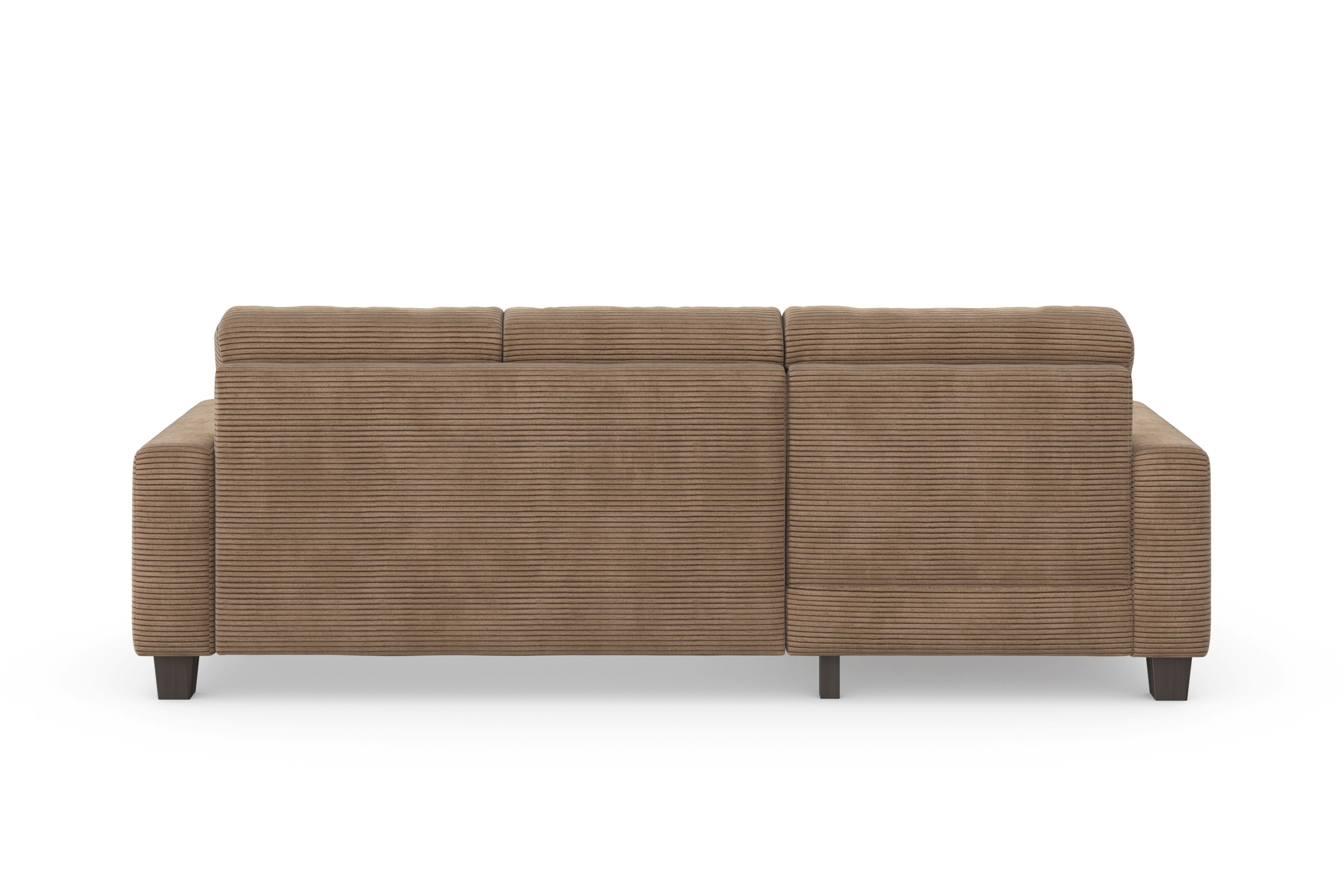 Home affaire Ecksofa »Summer L-Form«, mit Recamiere, mit oder ohne Bettfunktion und Bettkasten, Cord-Bezug