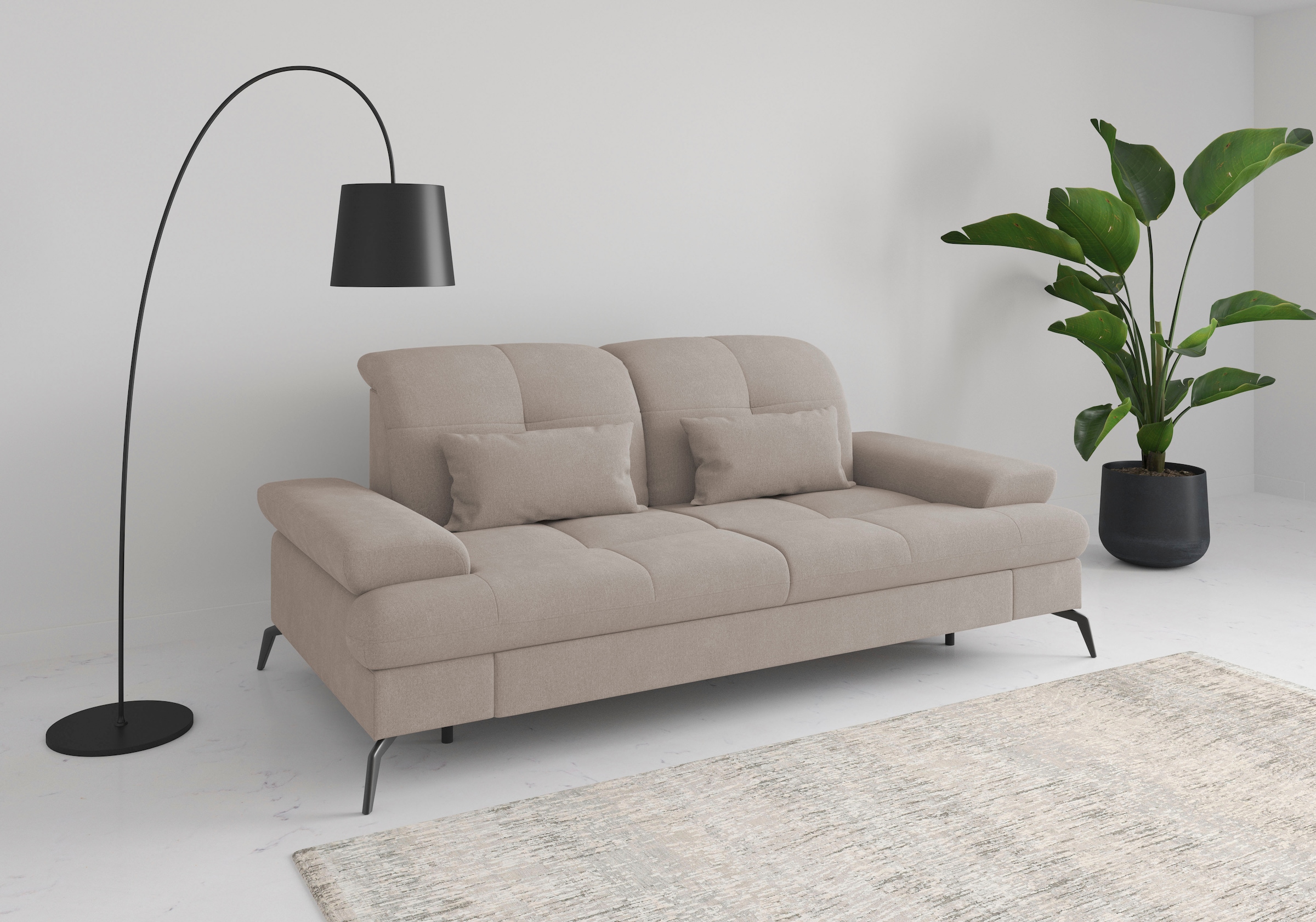 sit&more 2,5-Sitzer »Amica«, inkl Sitztiefenverstellung und Armteilverstell günstig online kaufen