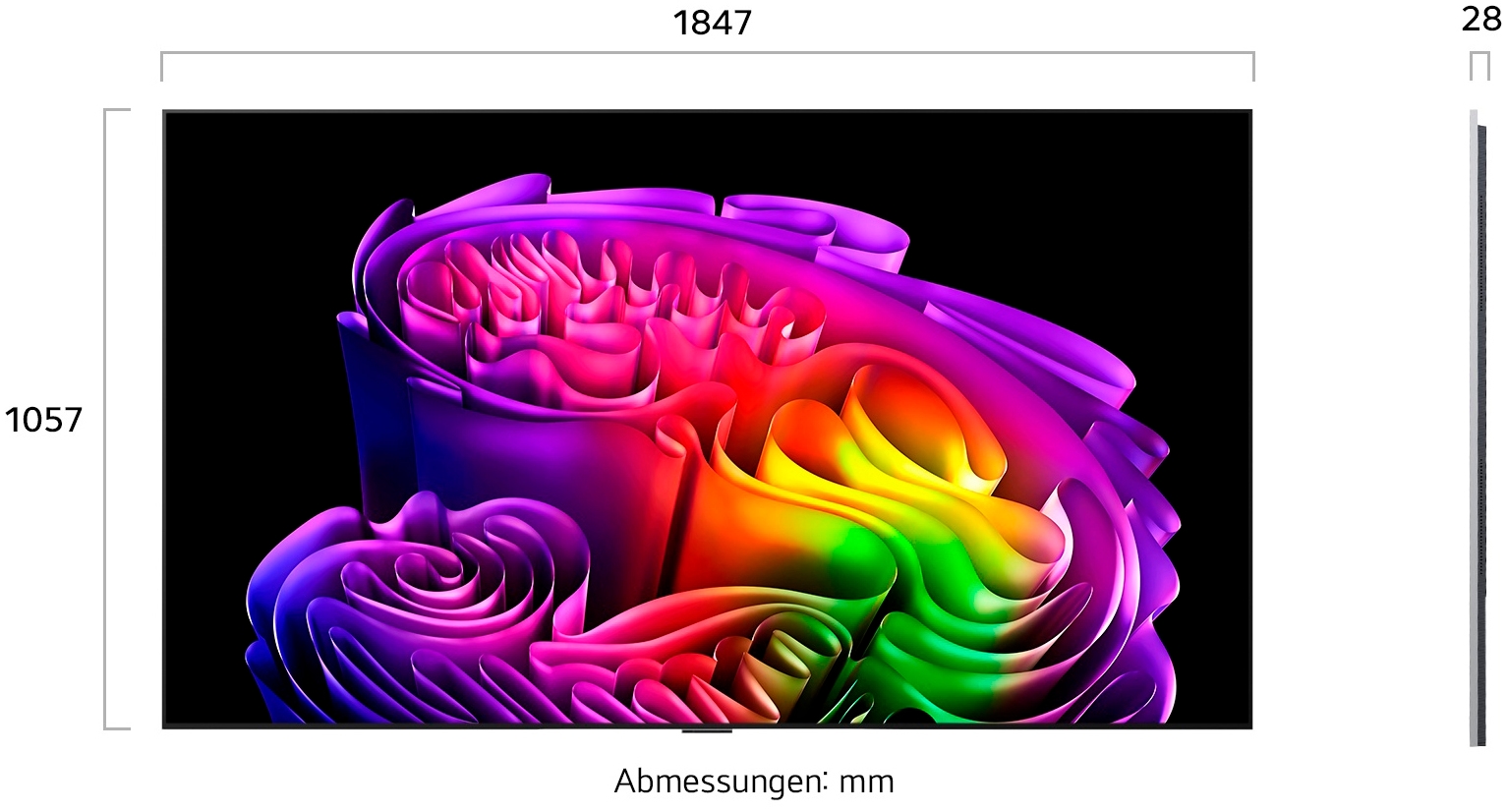 LG OLED-Fernseher »OLED83G67LW« 210 cm/83 ″ Smart-TV